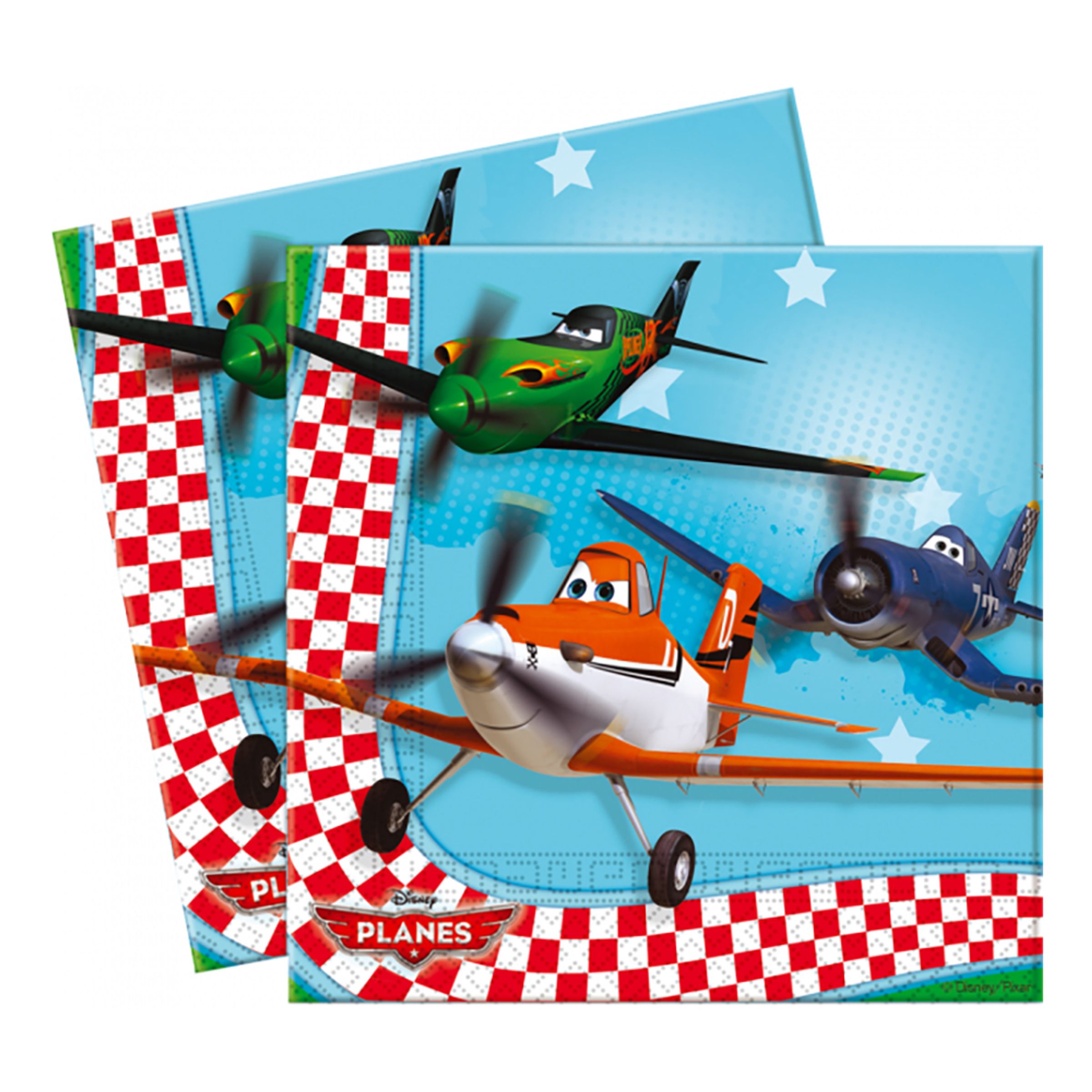 Läs mer om Servetter Flygplan Disney - 20-pack
