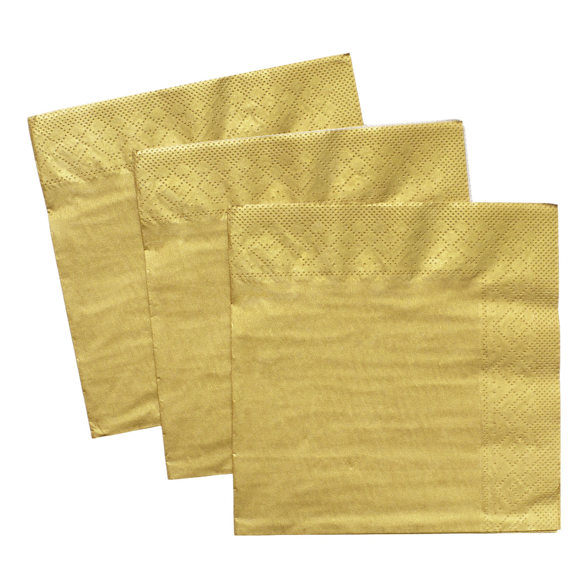 Servetter Guld - 20-pack