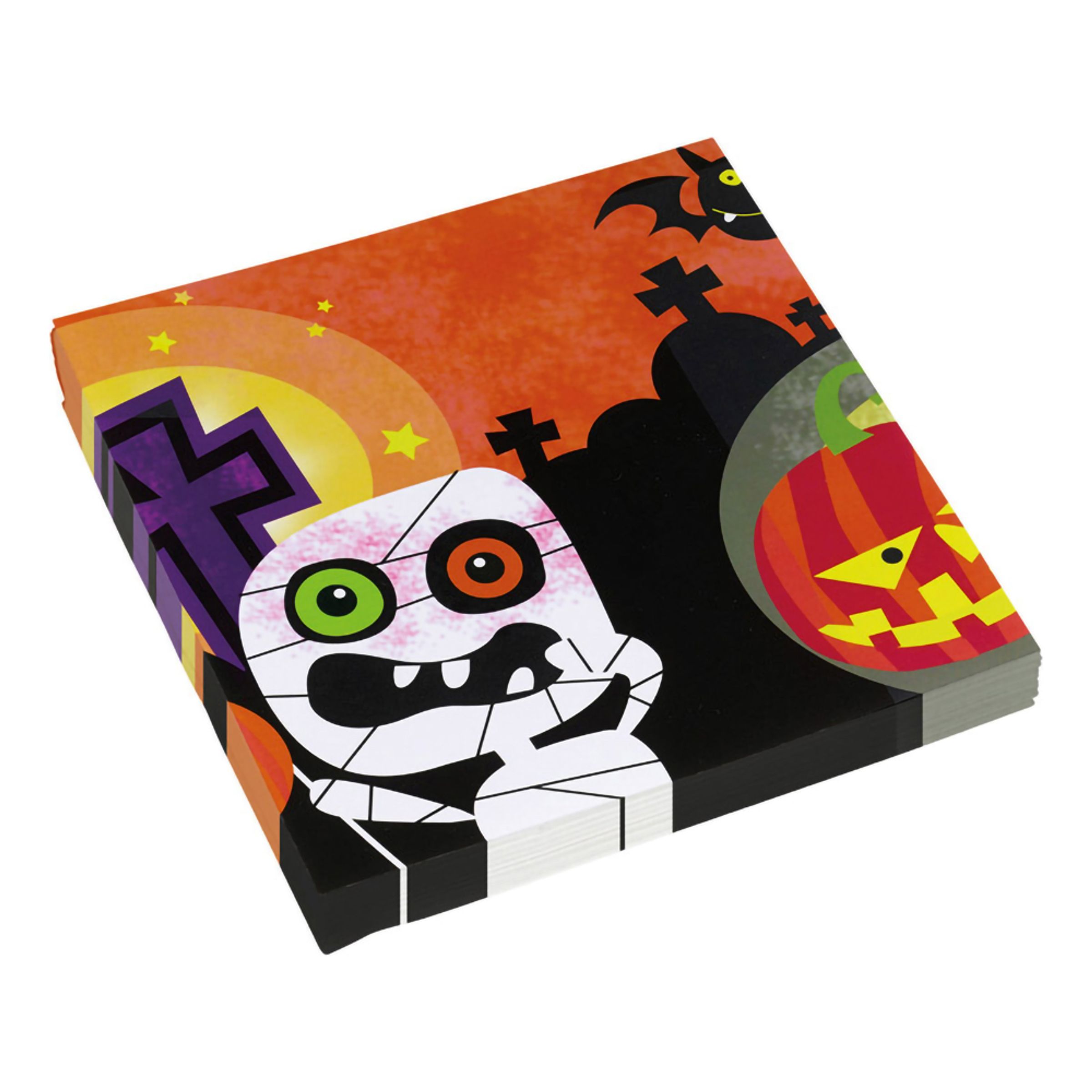 Läs mer om Servetter Halloween Gravplats - 20-pack