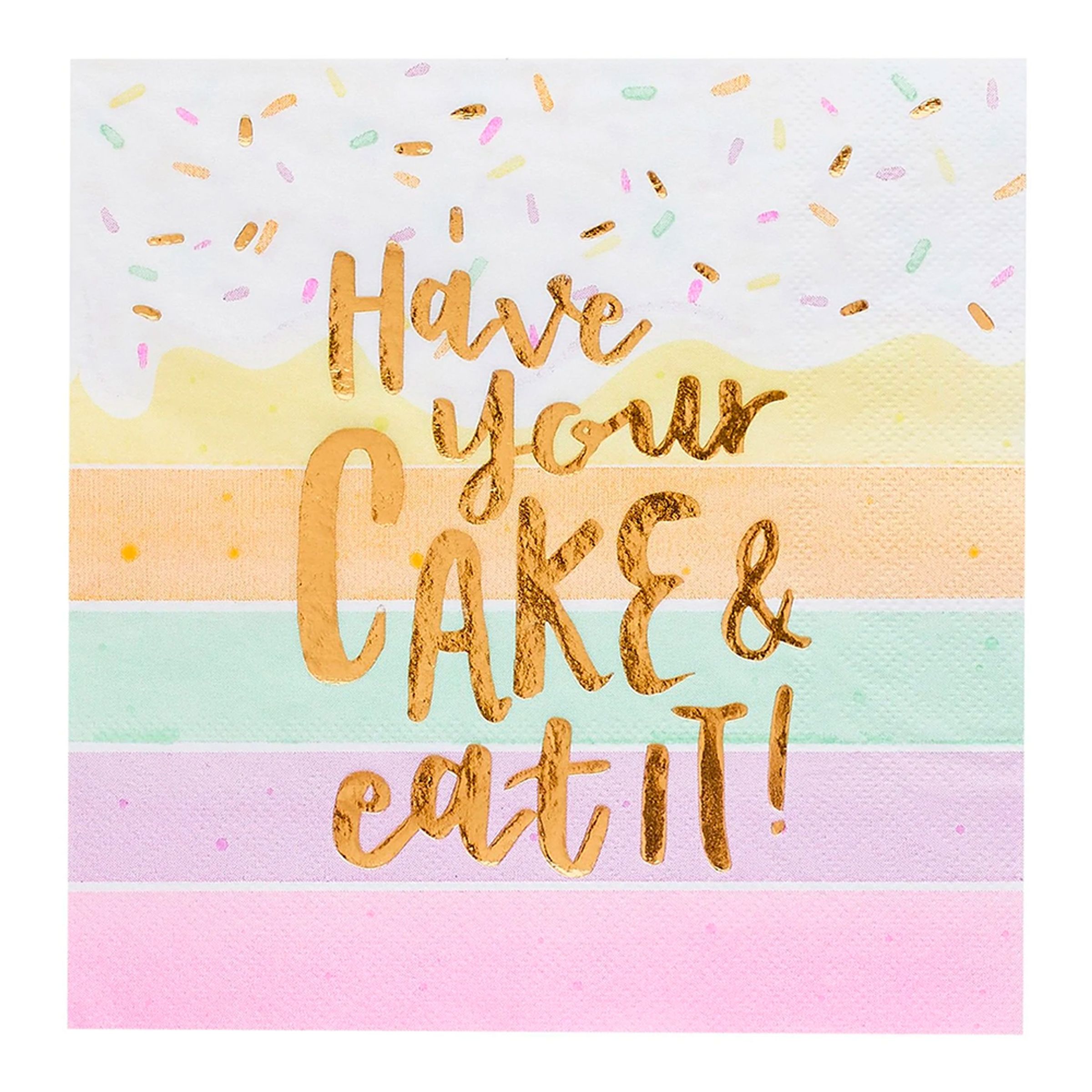 Servetter Have Your Cake Pastell - 20-pack