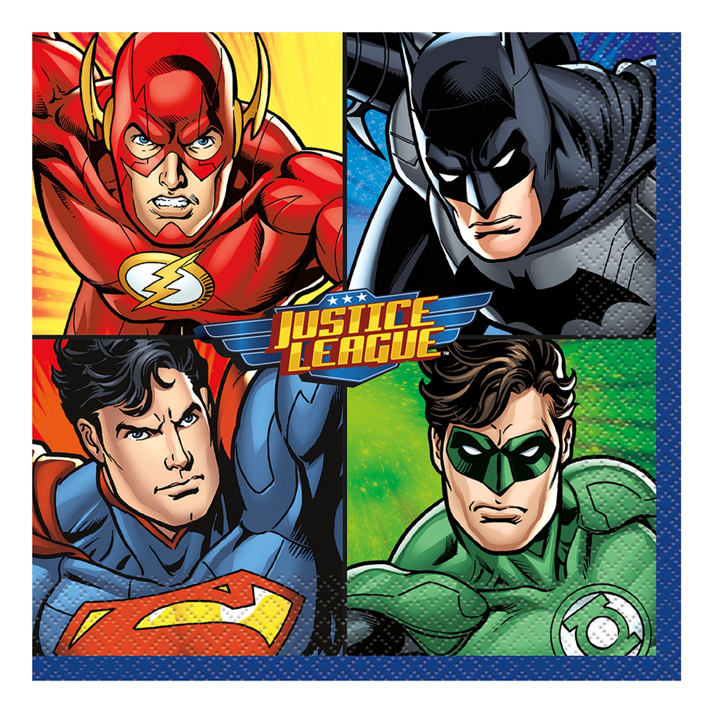Läs mer om Servetter Justice League - 16-pack