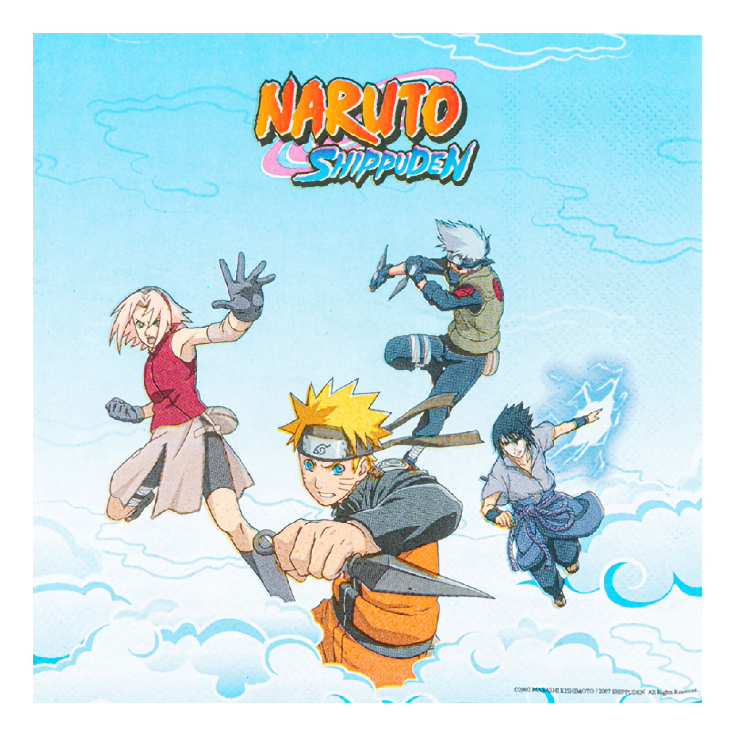Servetter Naruto Shippuden - 20-pack | Hem - Festartiklar - Dukning - Servetter | Maskeradspecialisten