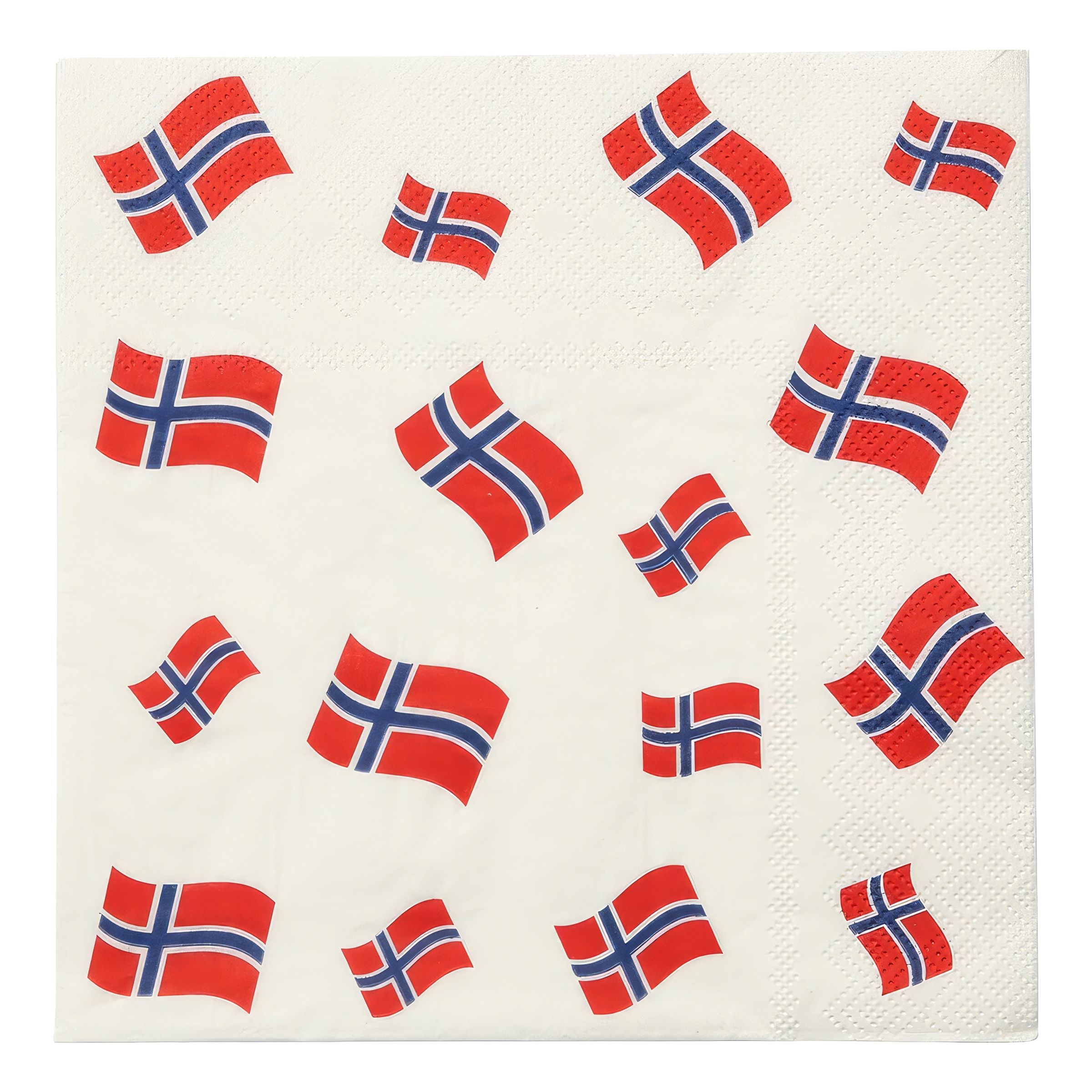 Läs mer om Servetter Norska Flaggan - 16-pack