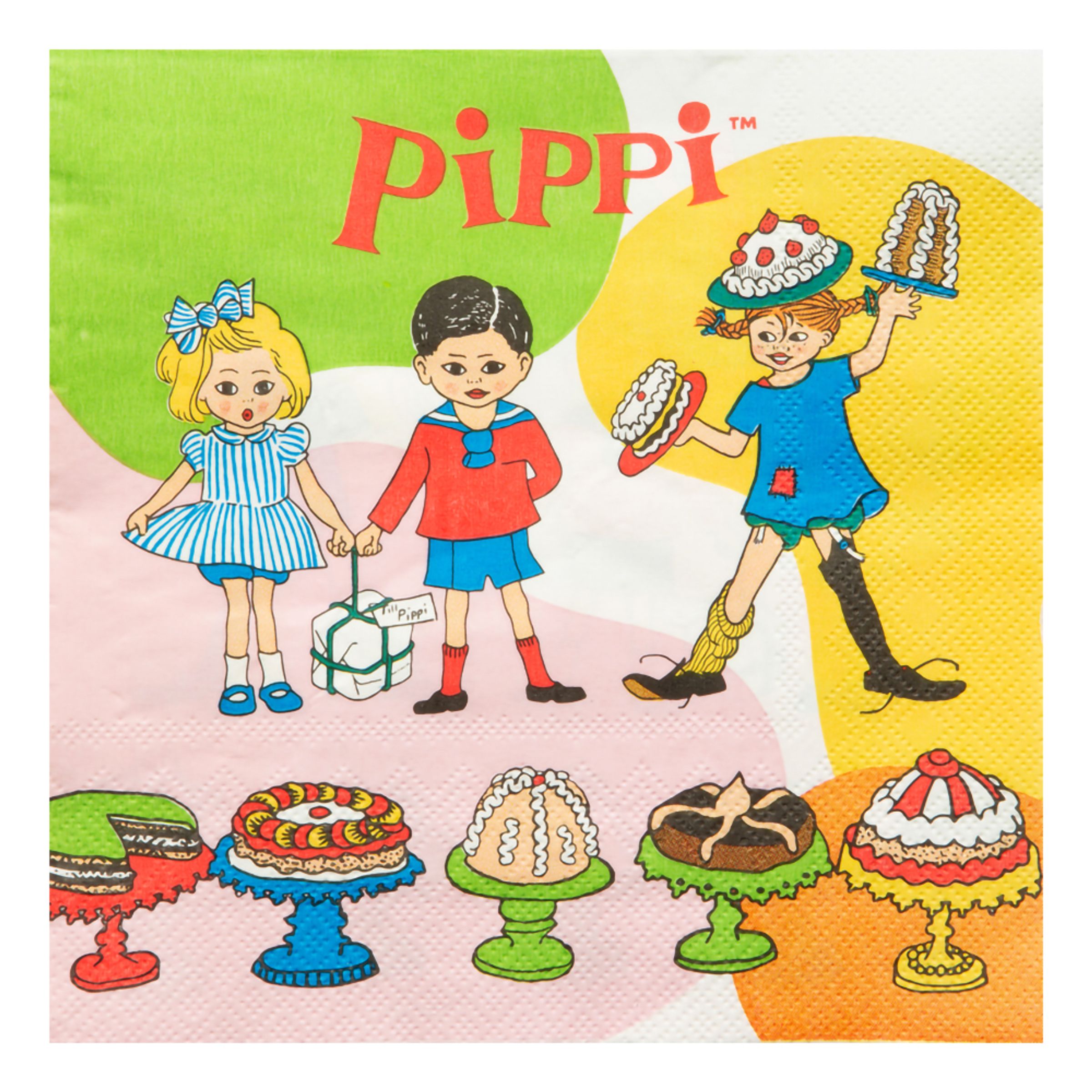 Läs mer om Servetter Pippi Långstrump - 16-pack