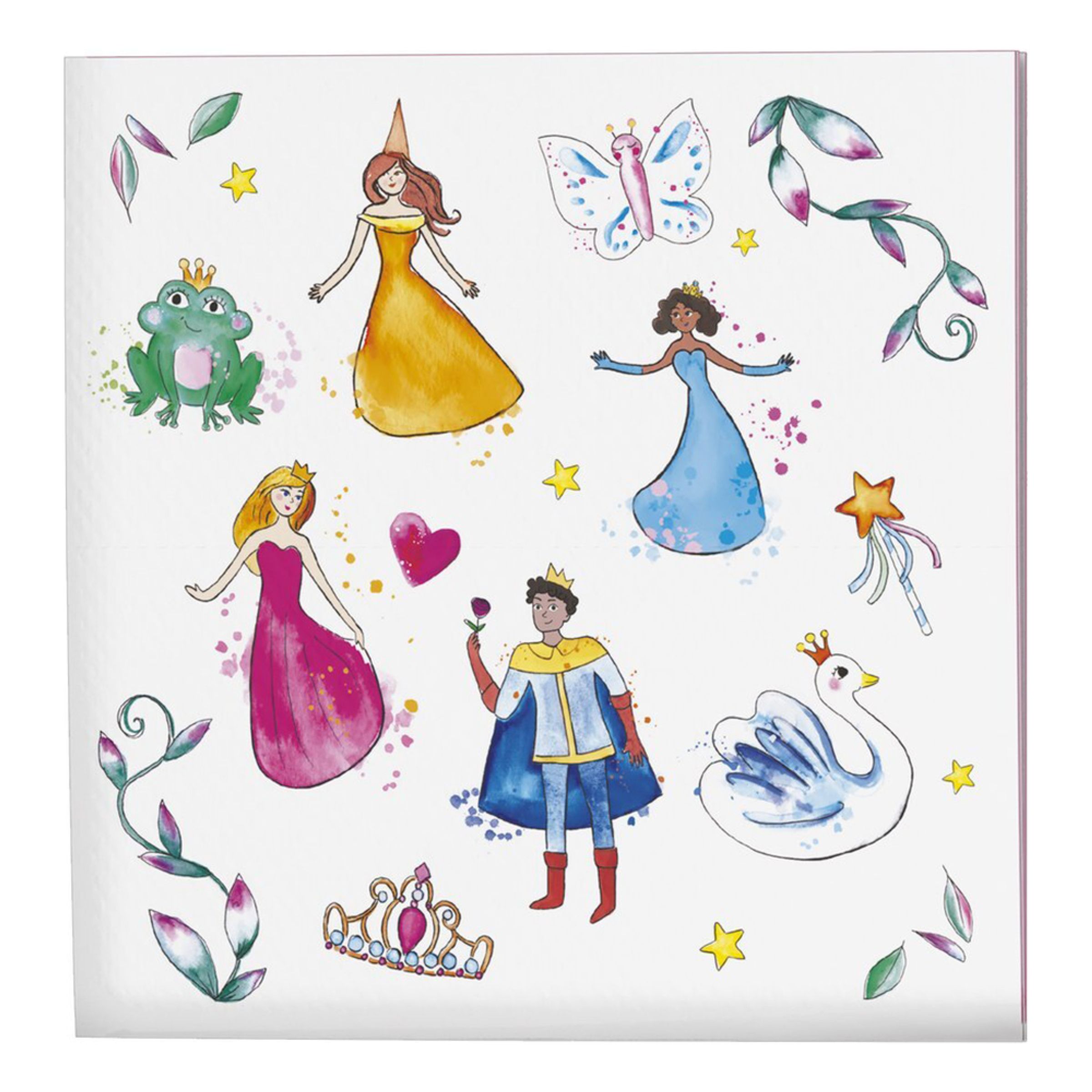 Servetter Prinsessa - 20-pack | Hem - Festartiklar - Dukning - Servetter | Maskeradspecialisten