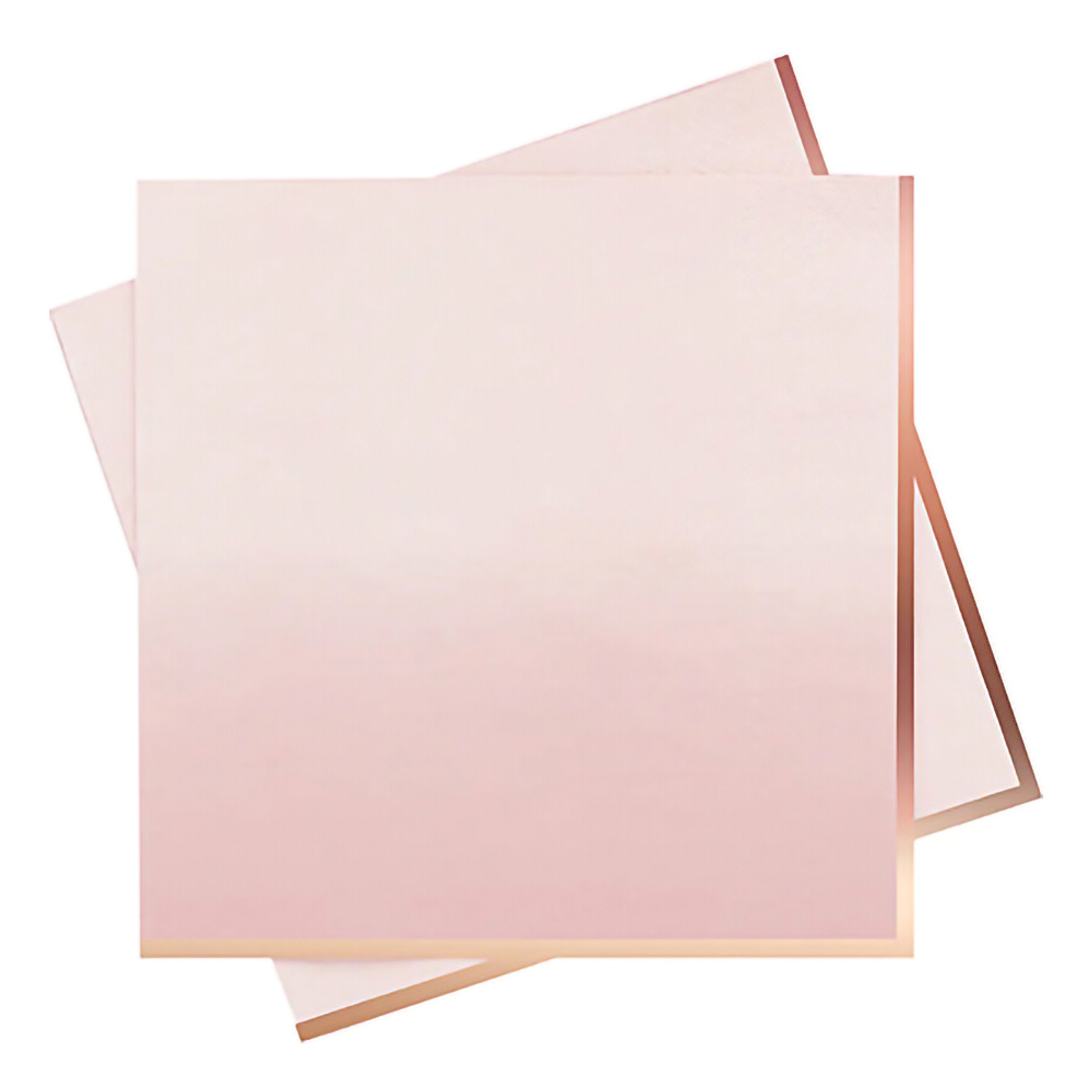 Servetter Roséguld/Rosa Ombre - 16-pack | Hem - Festartiklar - Dukning - Servetter | Pryloteket