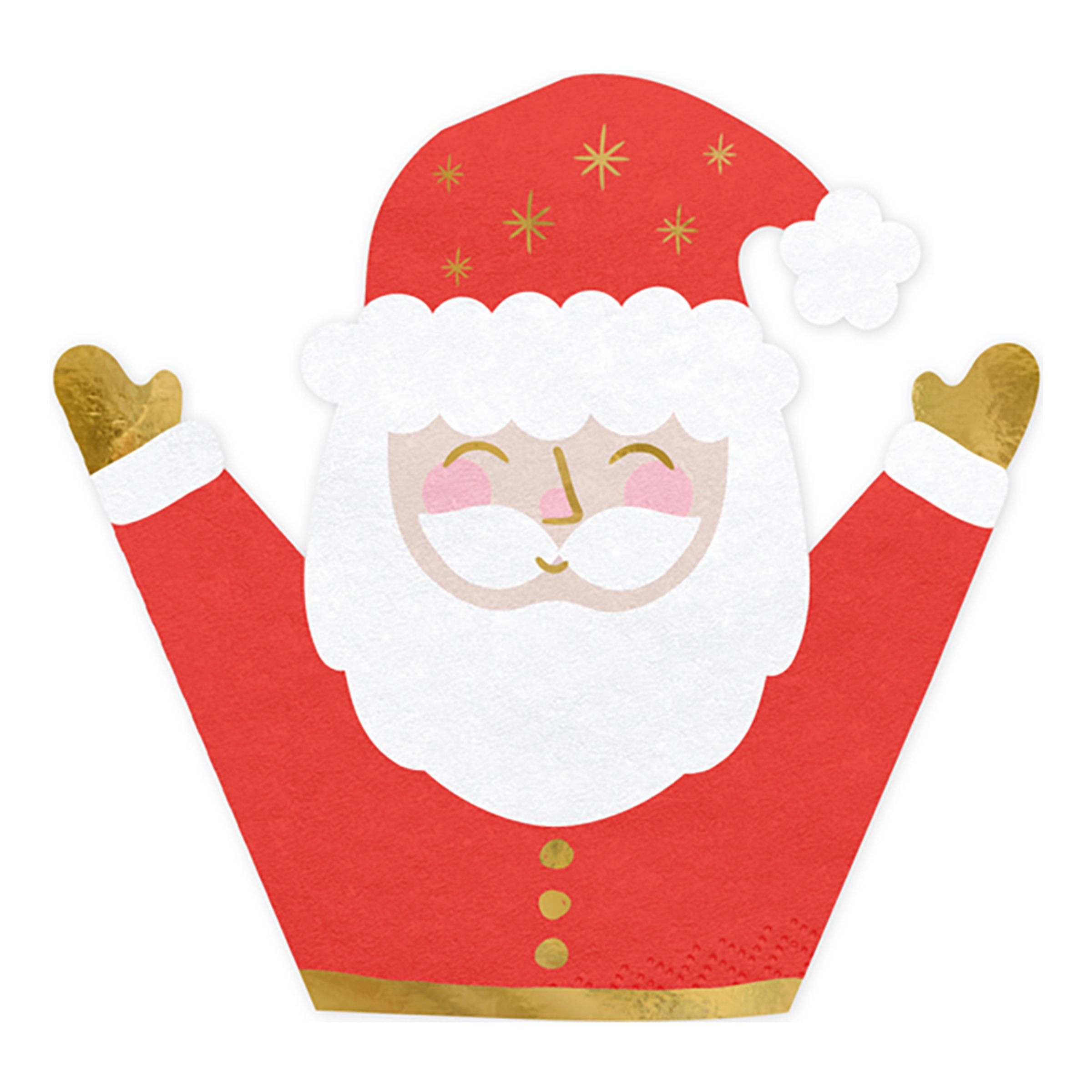 Läs mer om Servetter Santa Claus - 20-pack