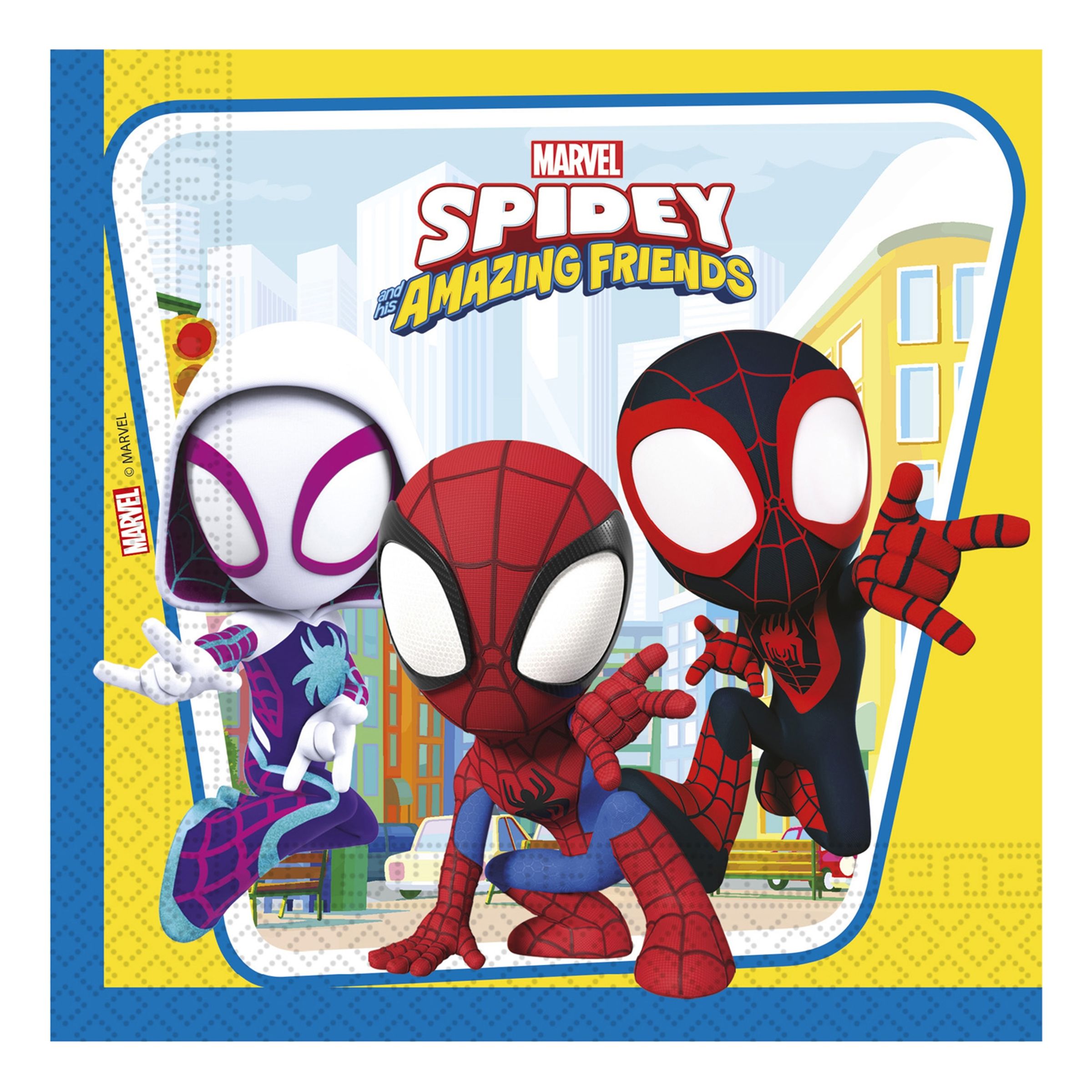 Servetter Spidey & Hans Fantastiska Vänner - 20-pack | Hem//Festartiklar//Dukning//Servetter | PartyOutlet