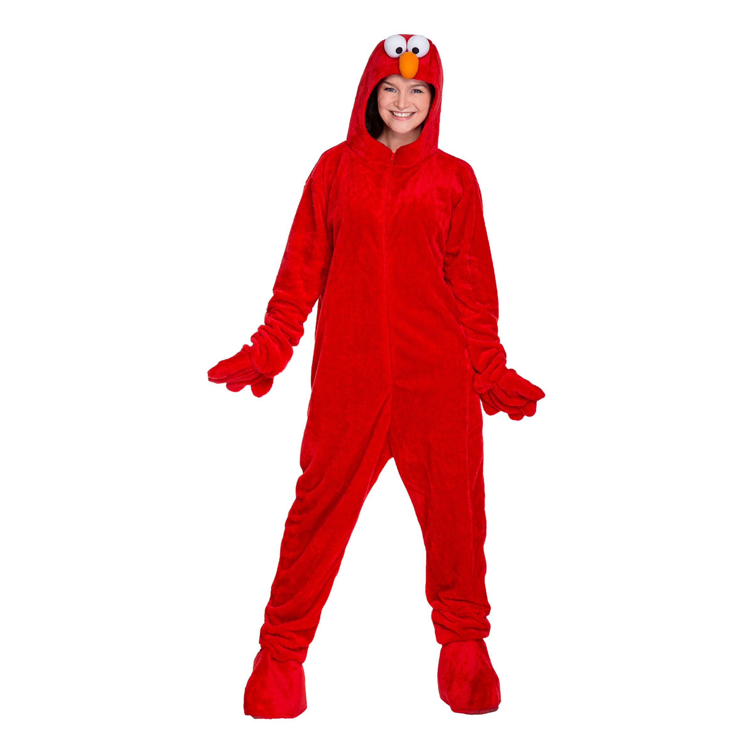 Sesame Street Elmo Maskeraddräkt - Large/X-Large | Hem - Maskerad - Maskeraddräkter - Damdräkter | Maskeradspecialisten