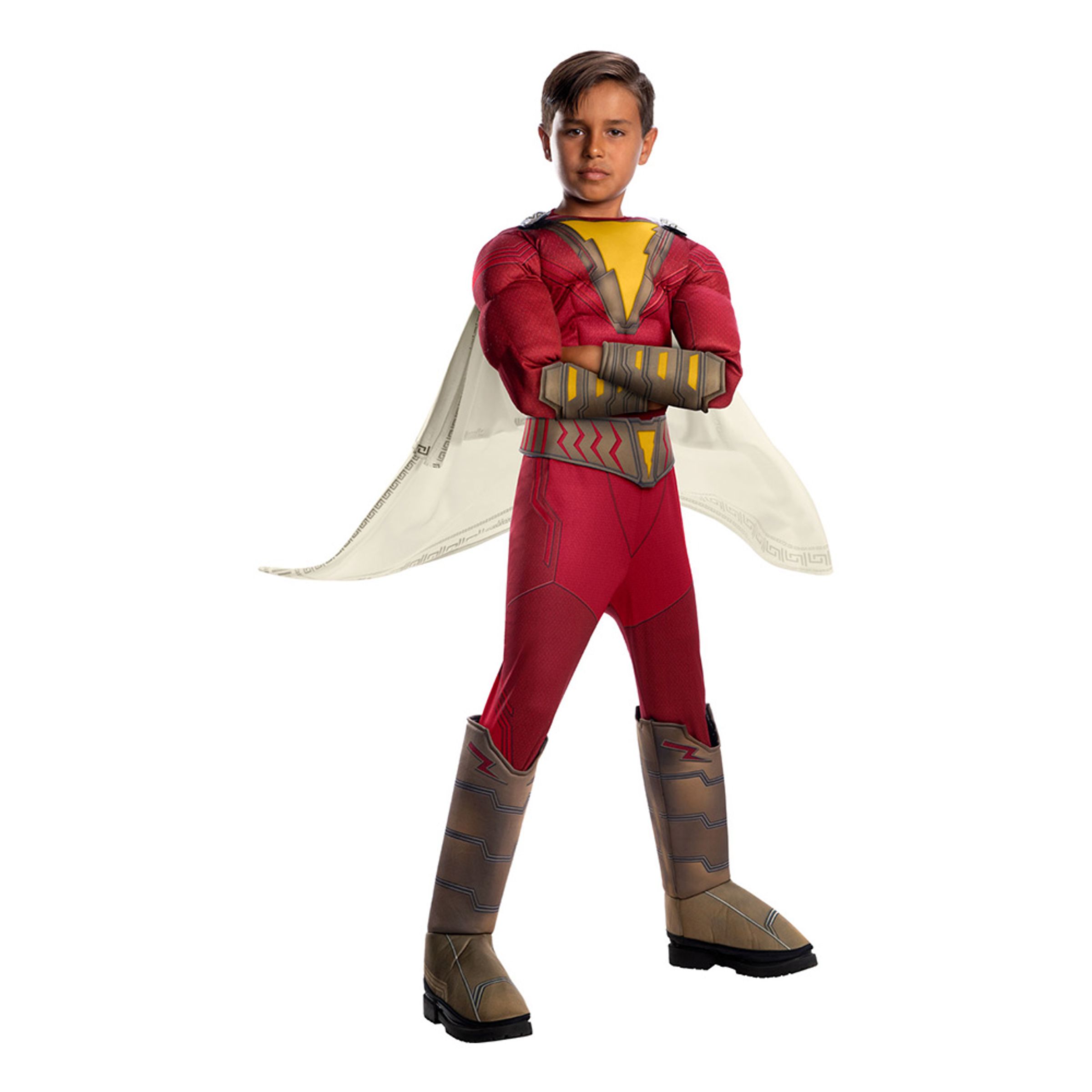 Shazam Barn Deluxe Maskeraddräkt - Medium
