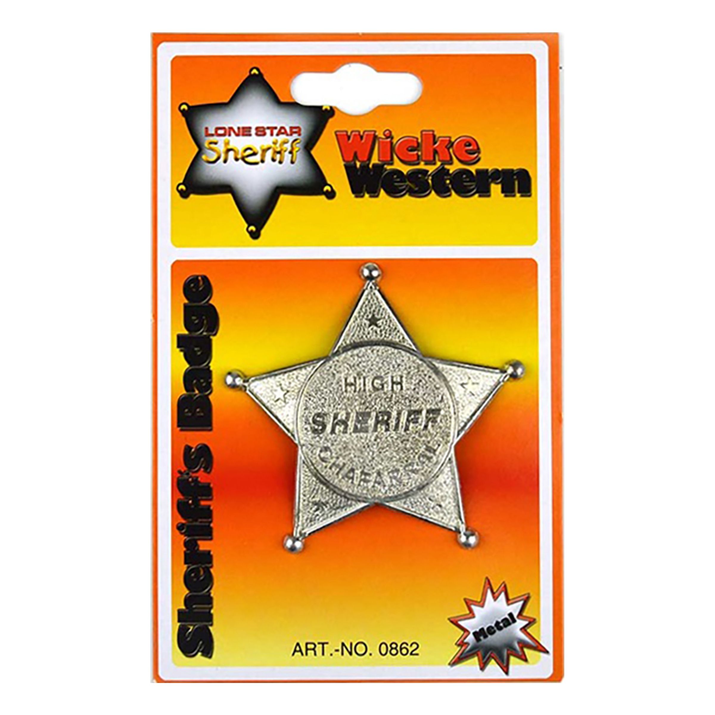 Sheriffstjärna Barn - 1-pack