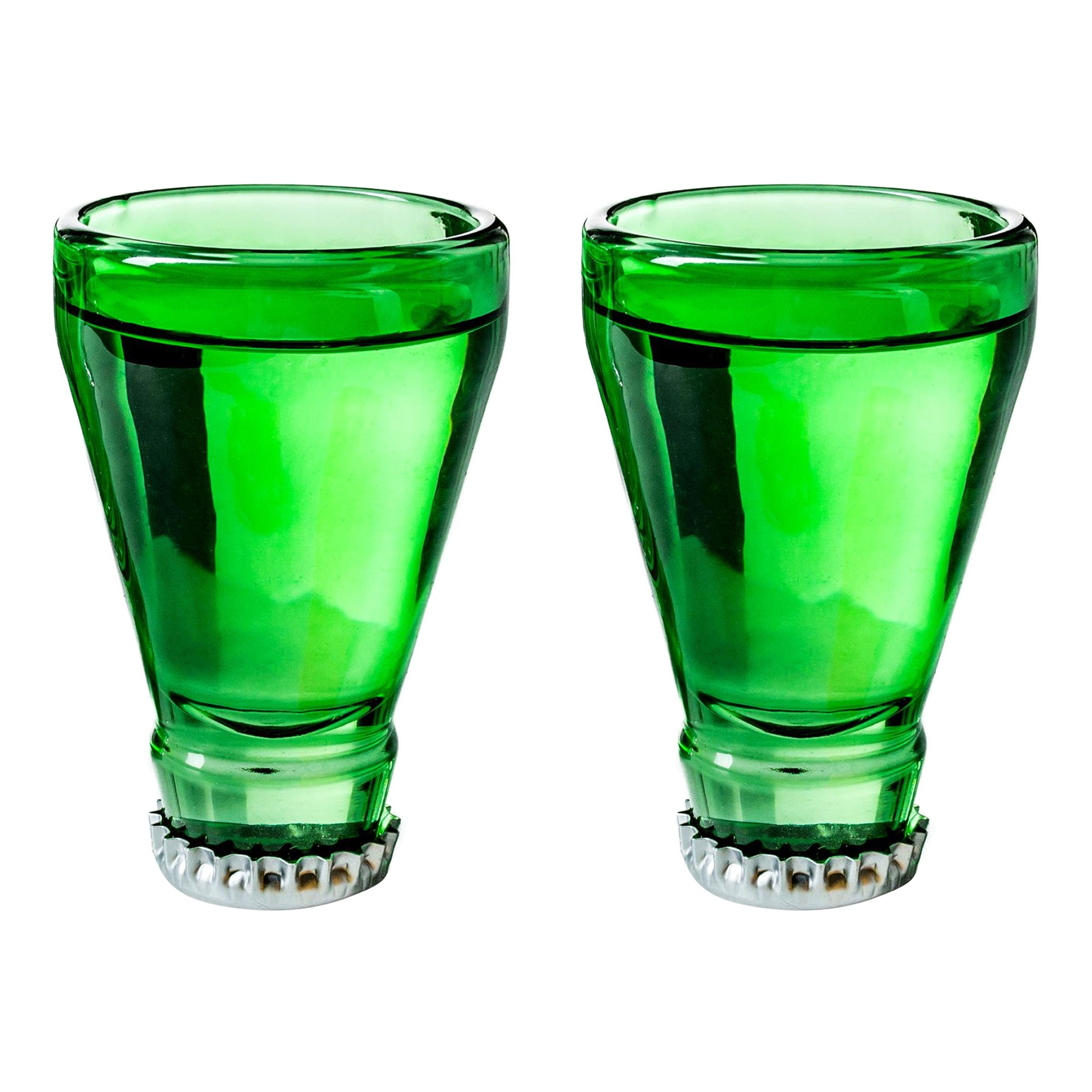 Shotglas Flaskhals - 2-pack | Hem - Bartillbehör - Glas - Shotglas | Party Outlet