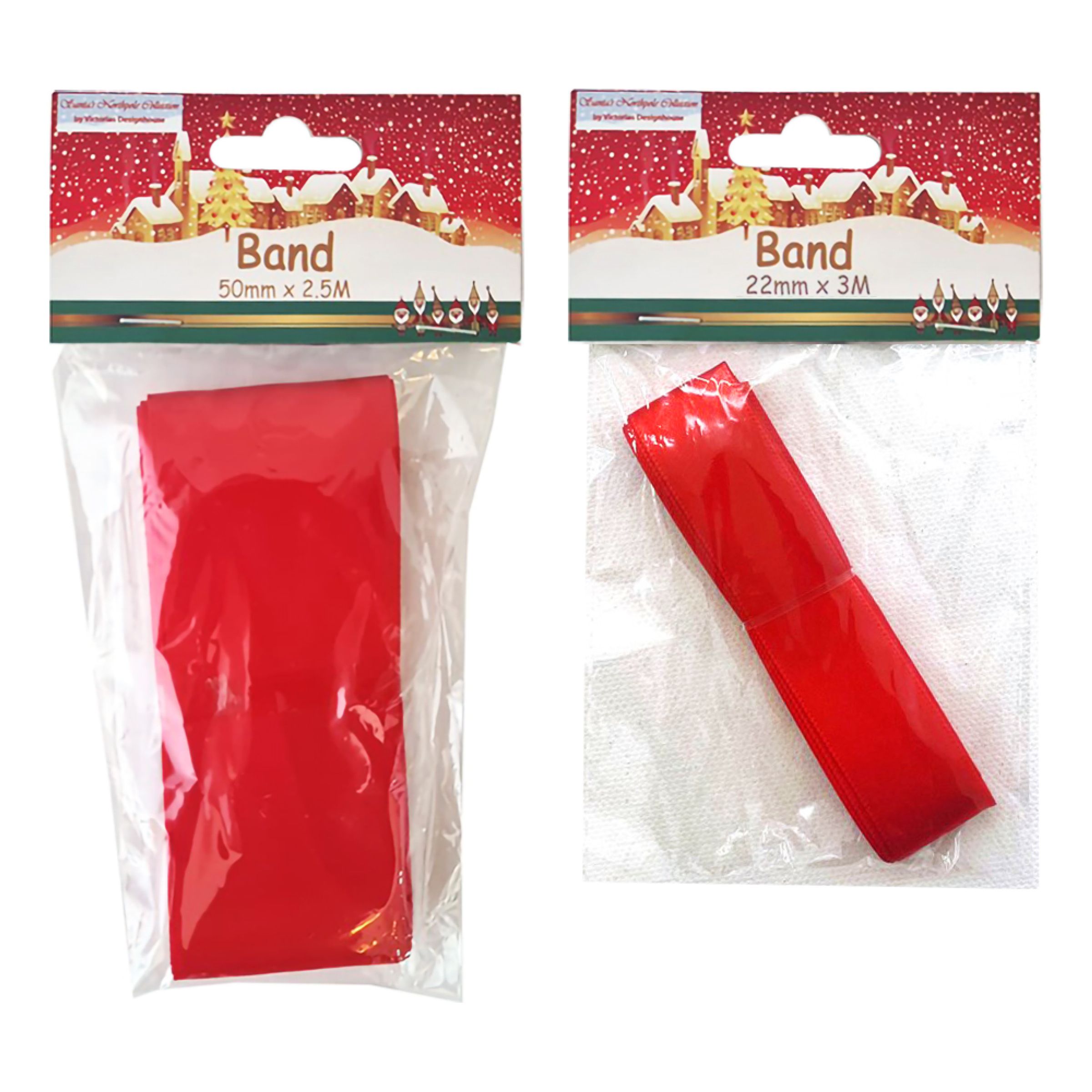 Sidenband Röd - 20mm x 3 m | Hem - Festartiklar - Presentinslagning | Pryloteket