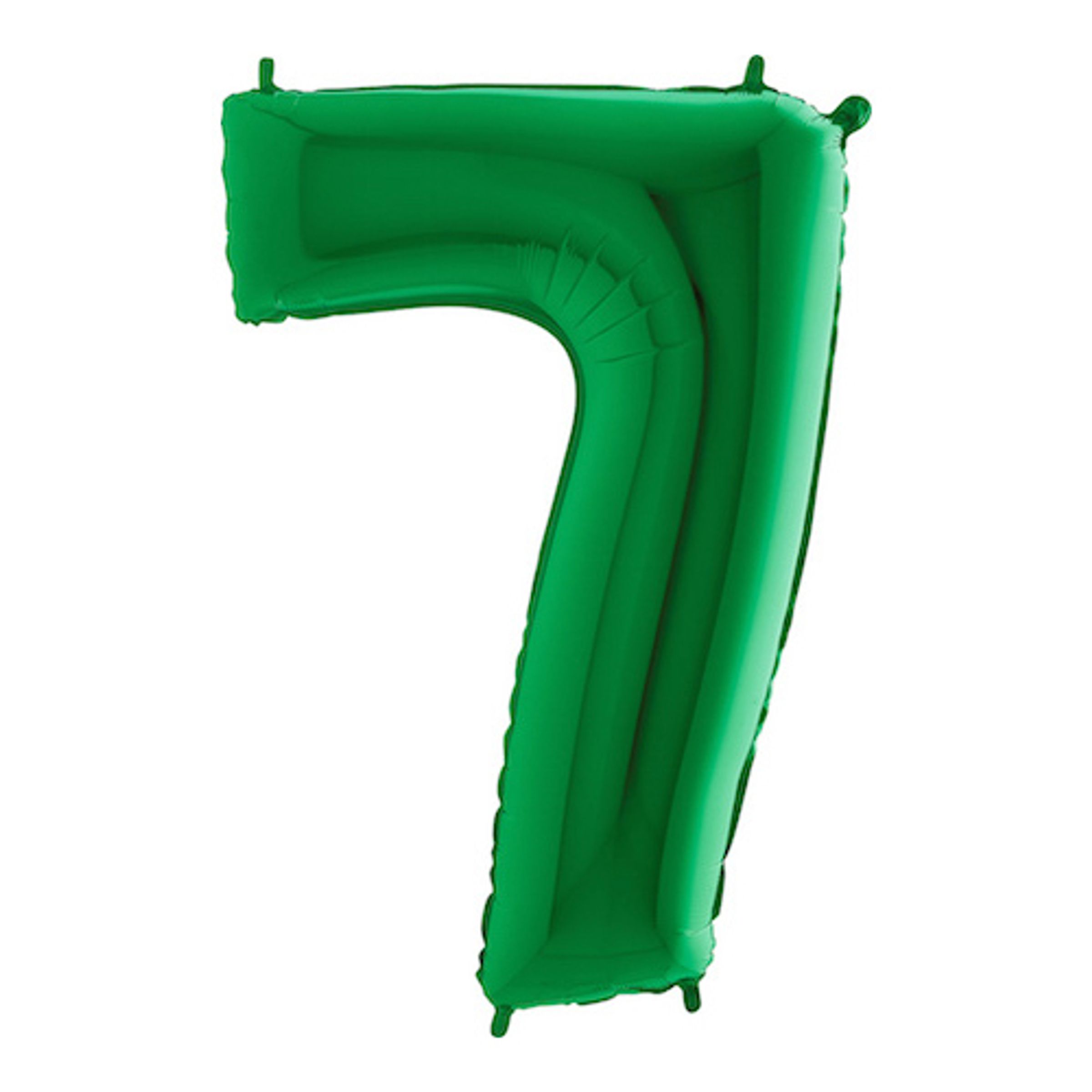 Läs mer om Sifferballong Grön Metallic - Siffra 7