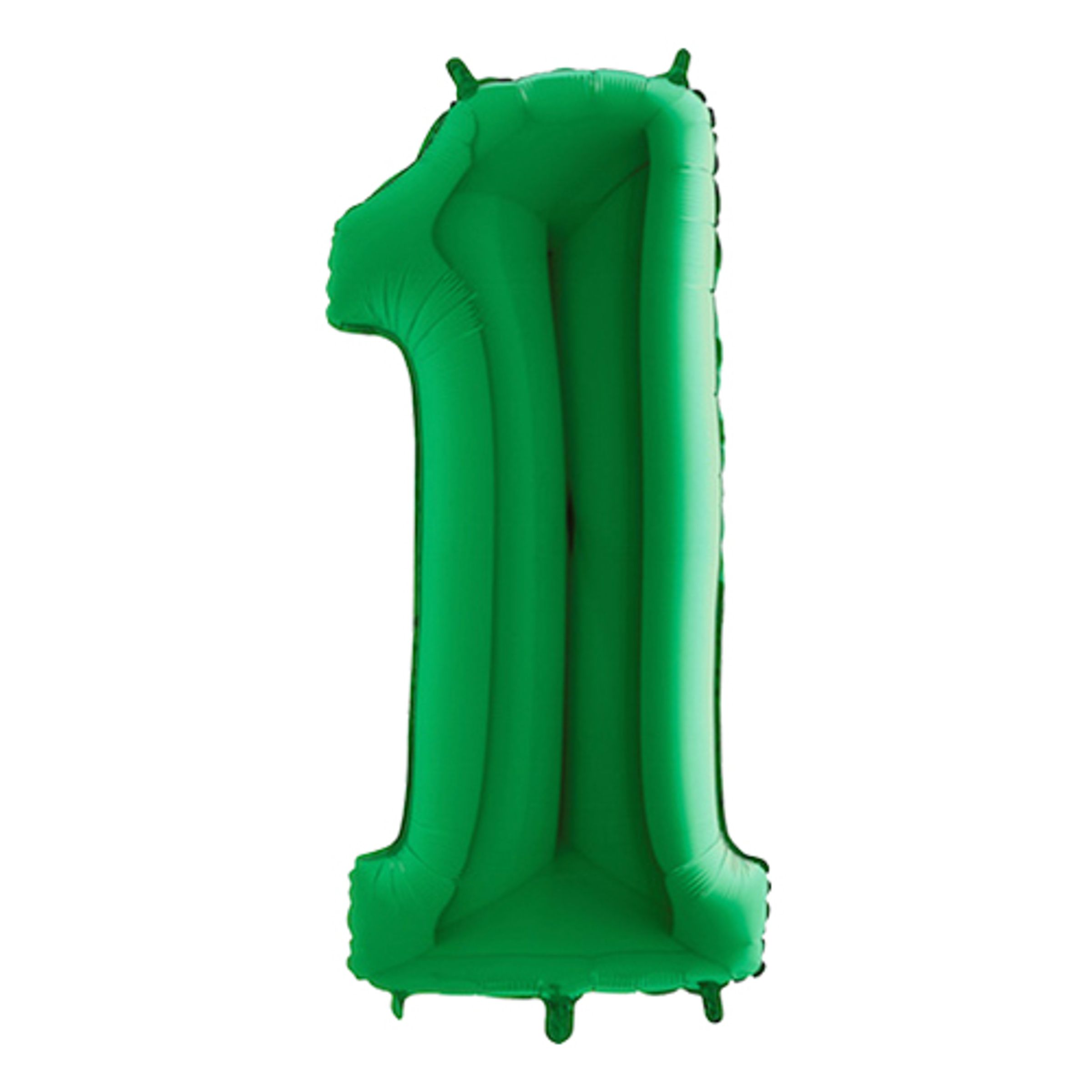 Sifferballong Grön Metallic - Siffra 1