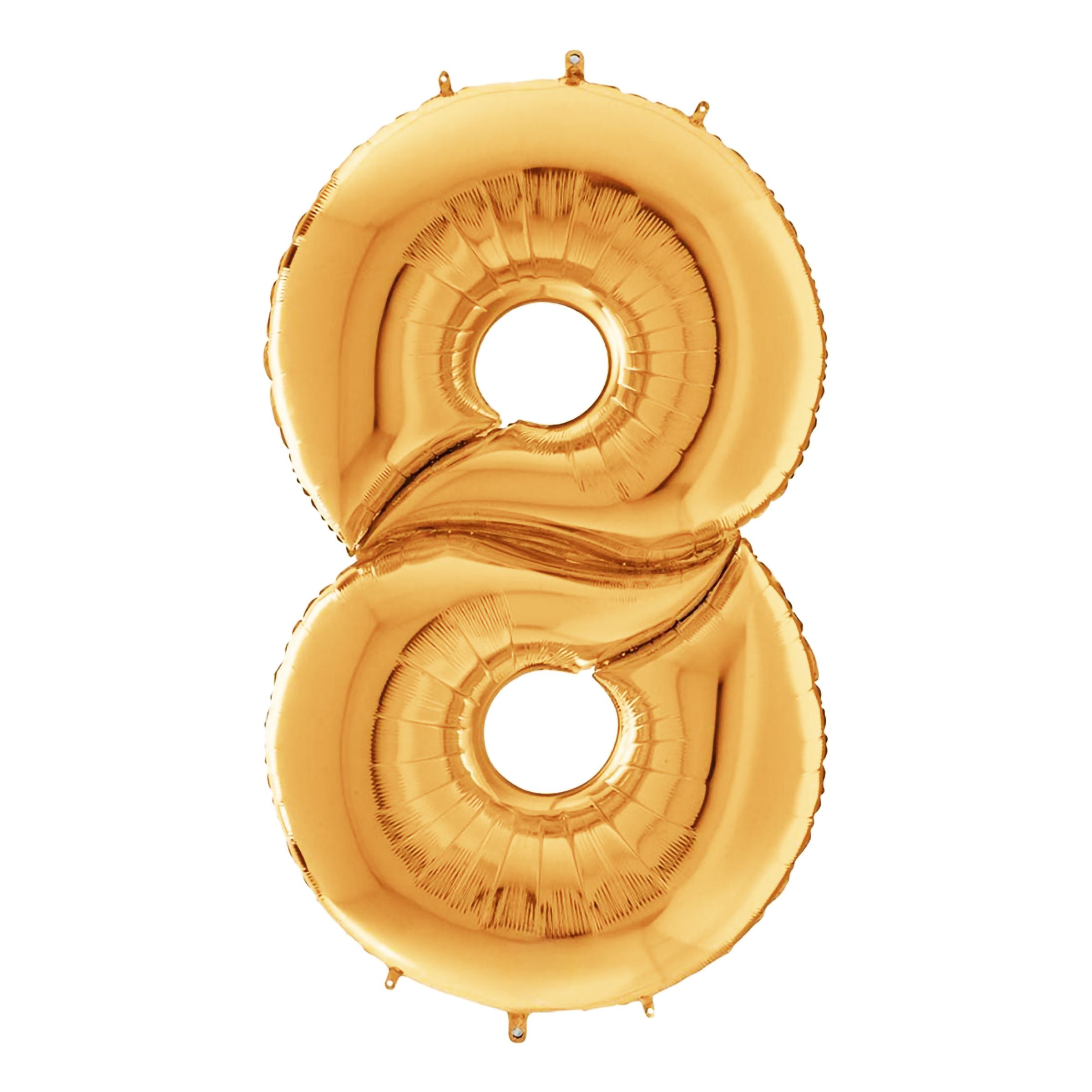 Sifferballong Guld Gigantisk - Siffra 8 | Hem - Festartiklar - Ballonger - Folieballonger | Pryloteket