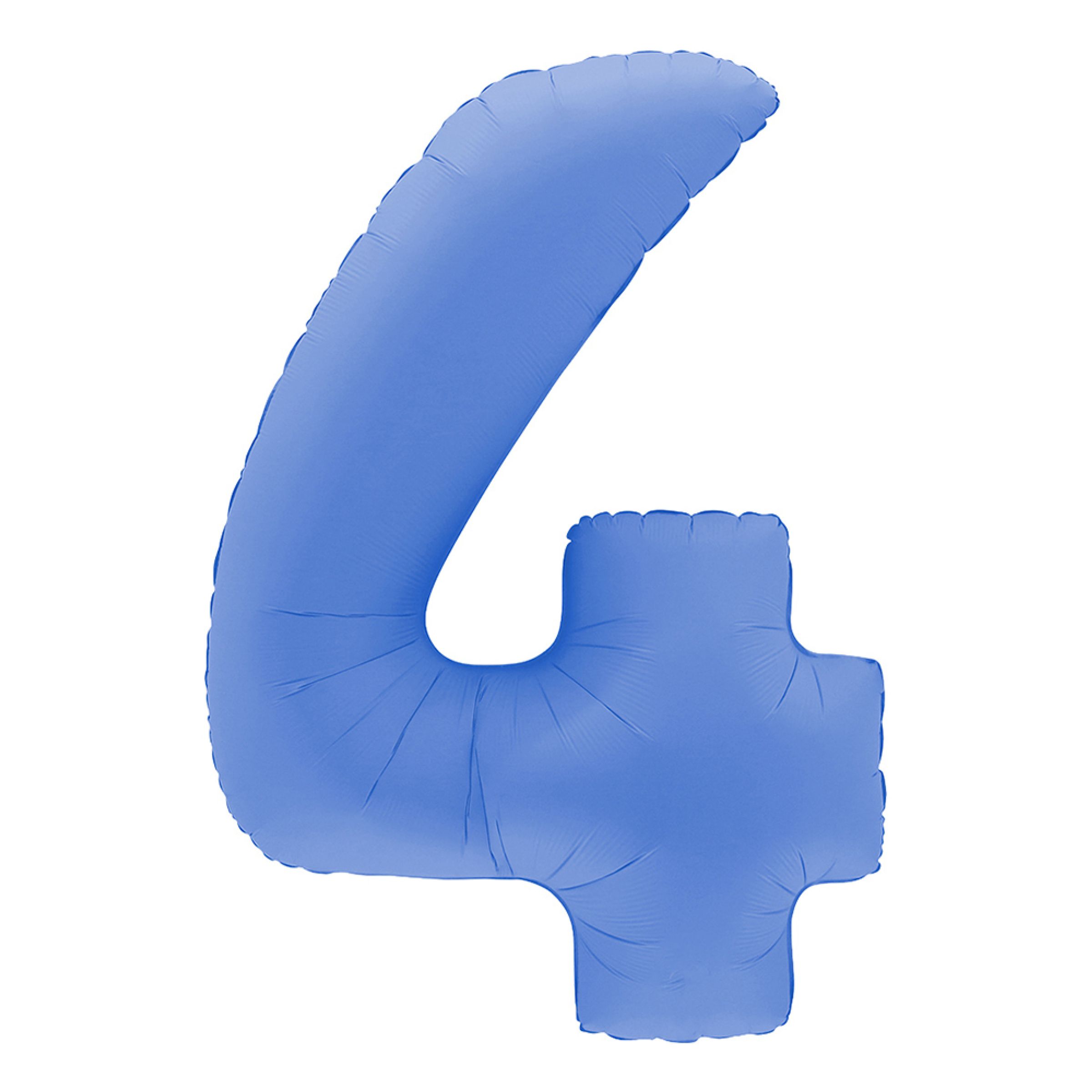 Sifferballong Lotus Blue - Siffra 4 | Hem - Festartiklar - Ballonger - Folieballonger | Pryloteket