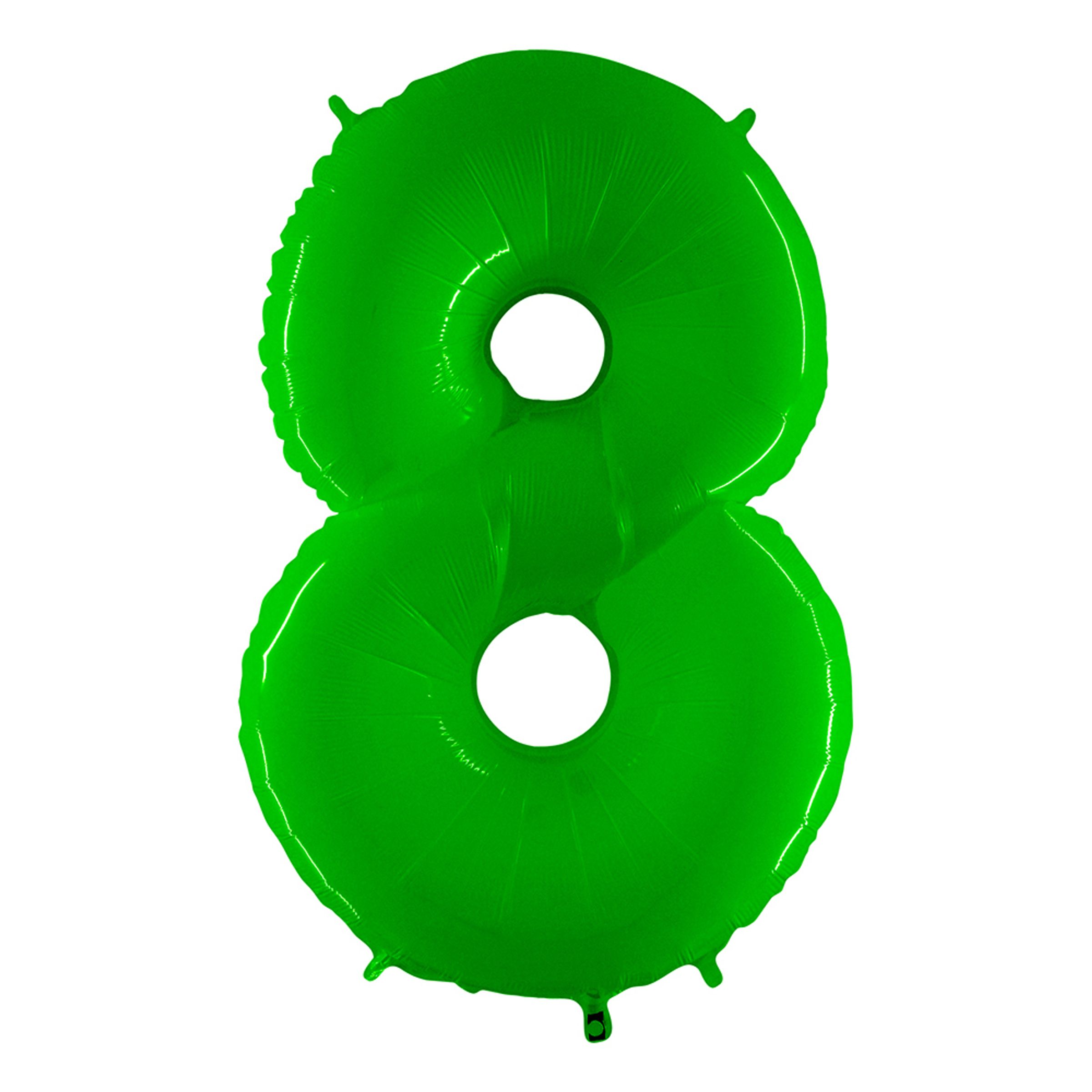 Läs mer om Sifferballong Neon Grön - Siffra 8