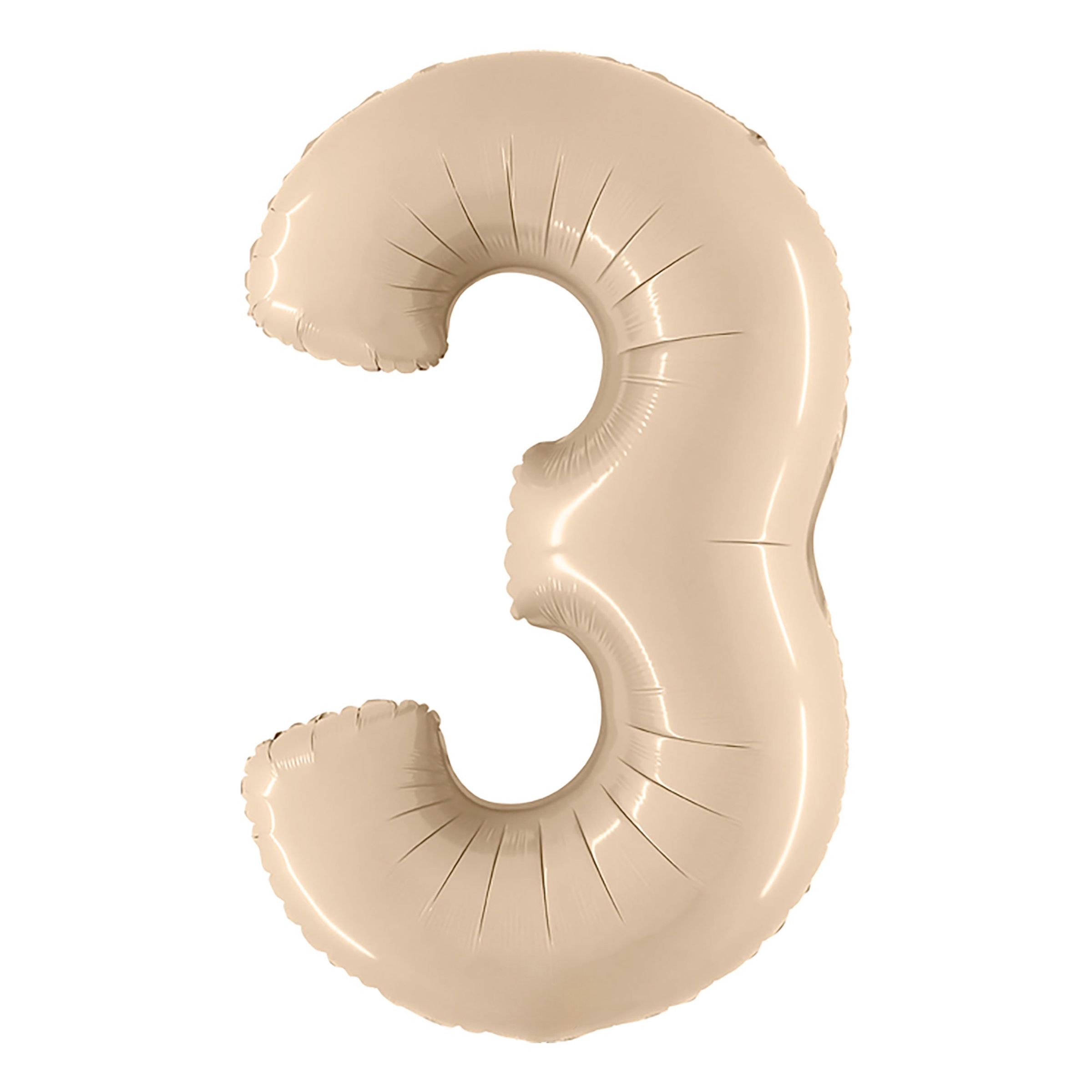 Sifferballong Satin Cream - Siffra 3