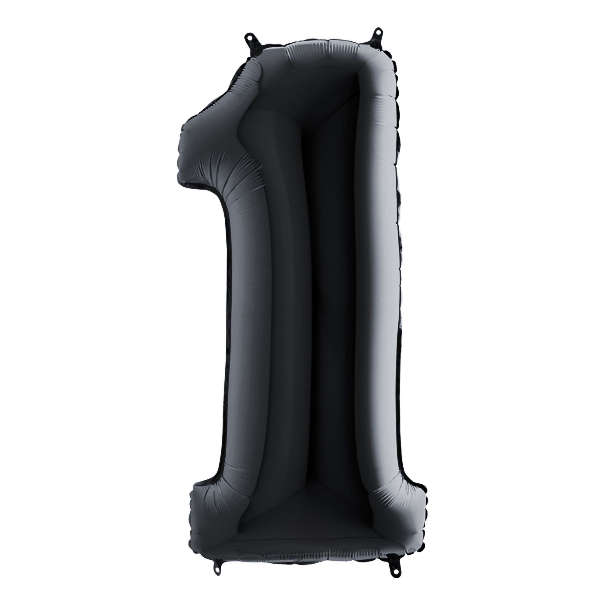 Sifferballong Svart - Siffra 1 | Hem - Festartiklar - Ballonger - Folieballonger | Pryloteket