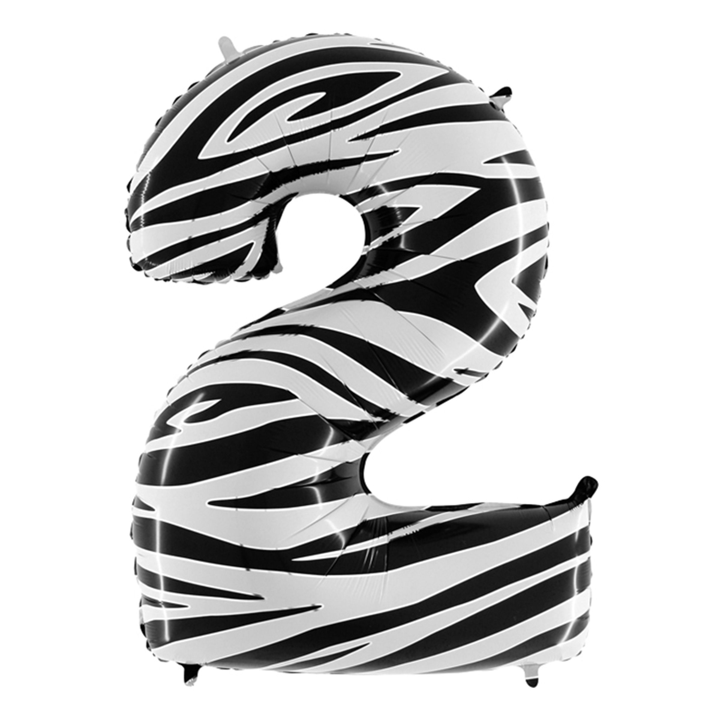 Sifferballong Zebra - Siffra 2