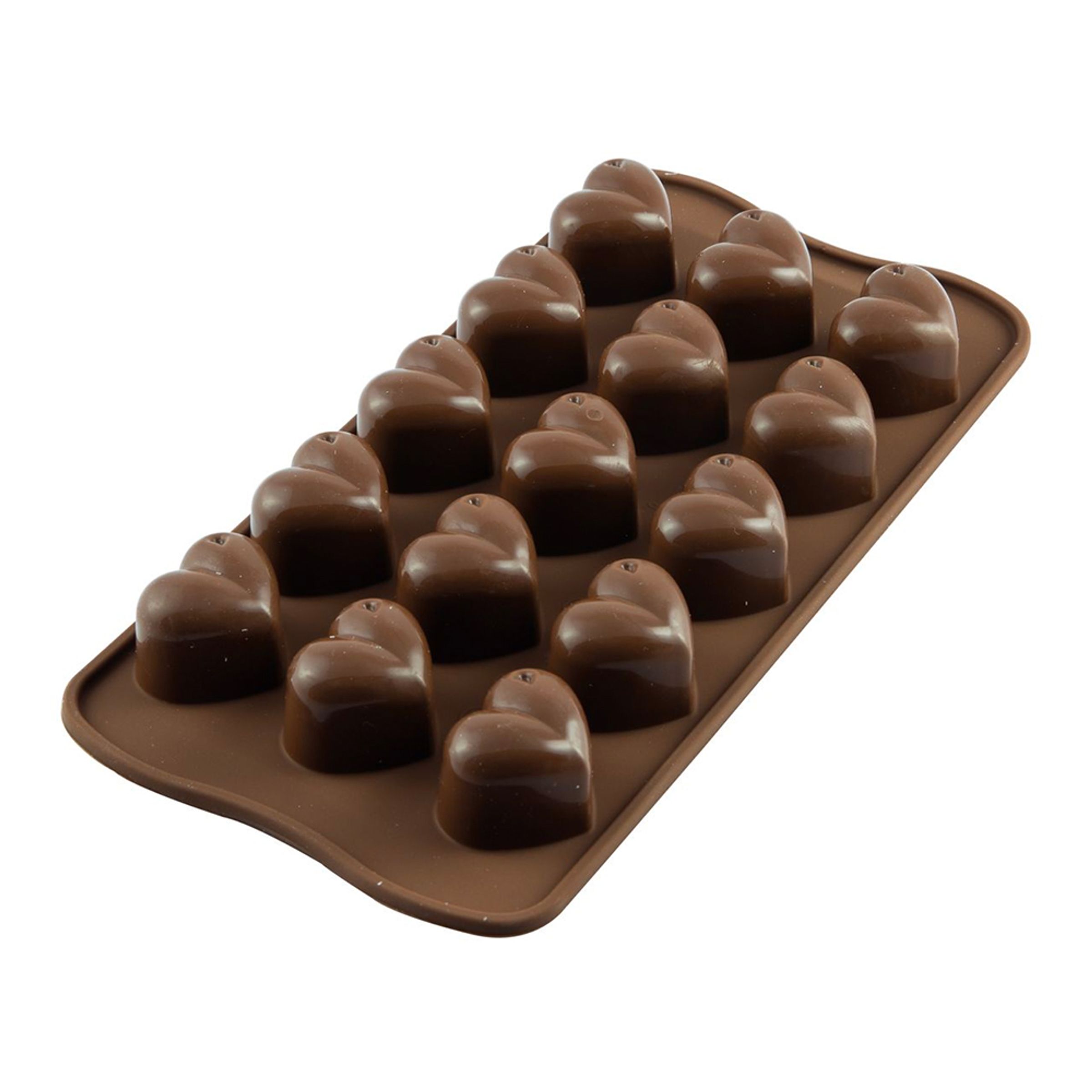 Läs mer om Silikomart Chokladform Hjärtan