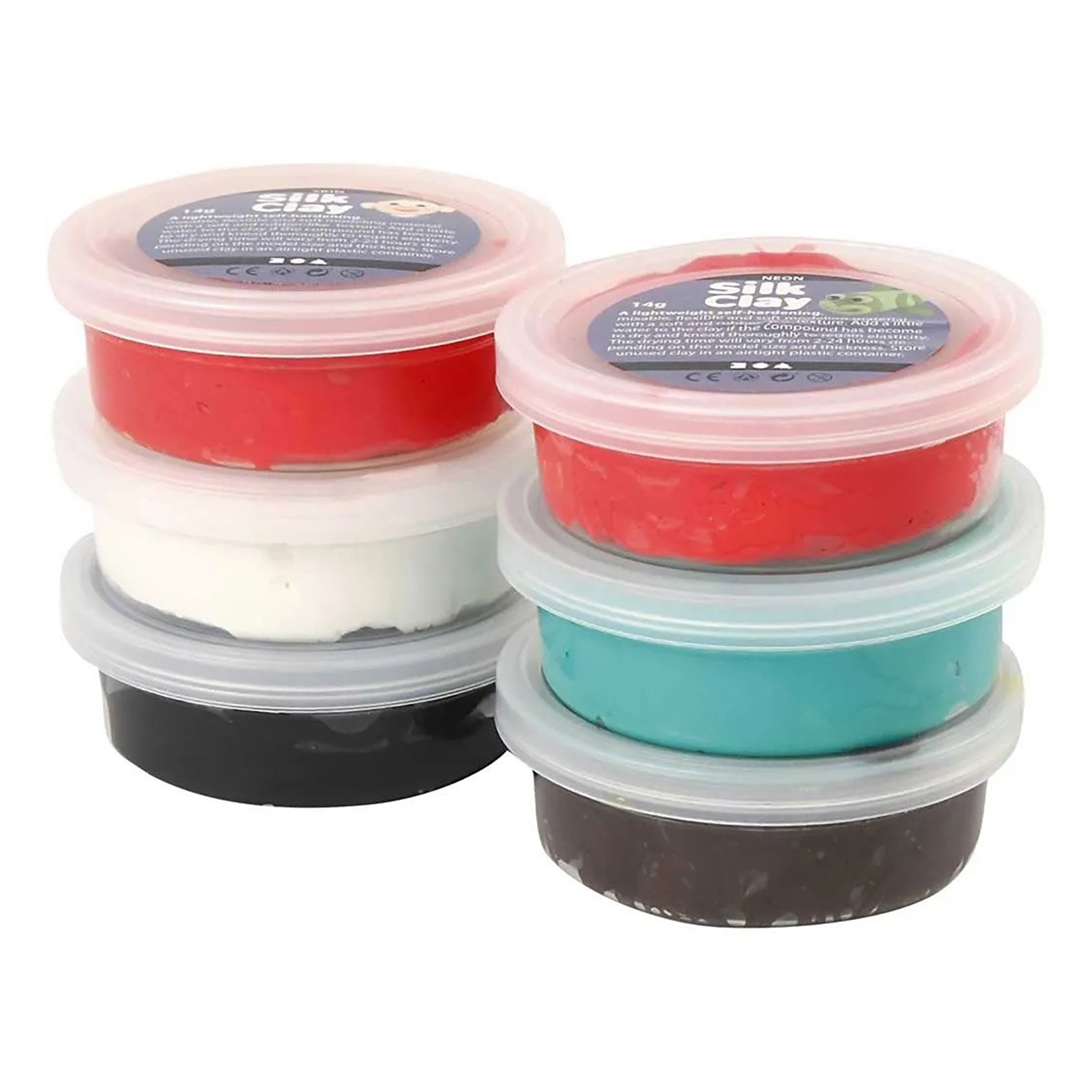 Läs mer om Silk Clay Julfärger - 6-pack