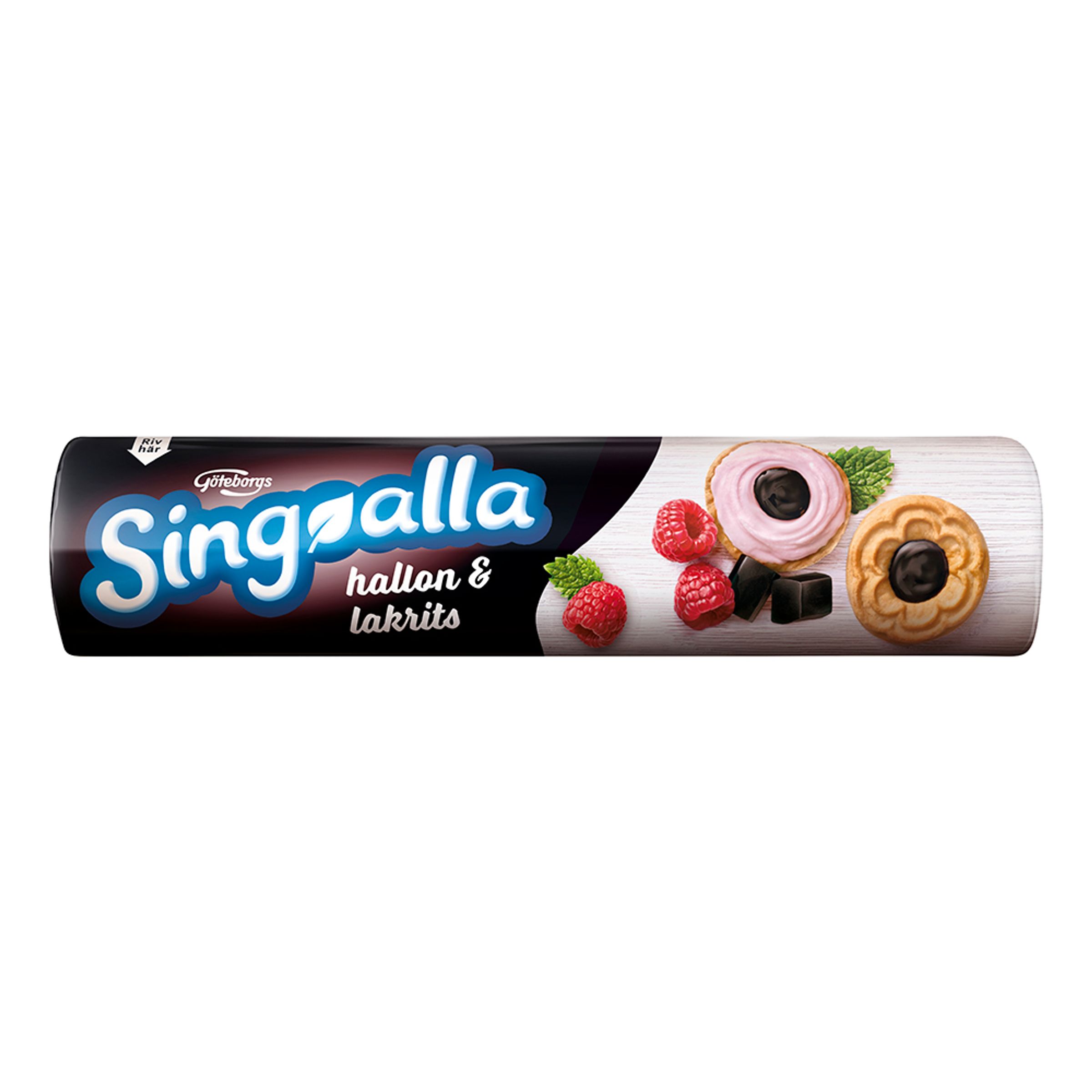 Singoalla Hallon/Lakrits - 190 gram
