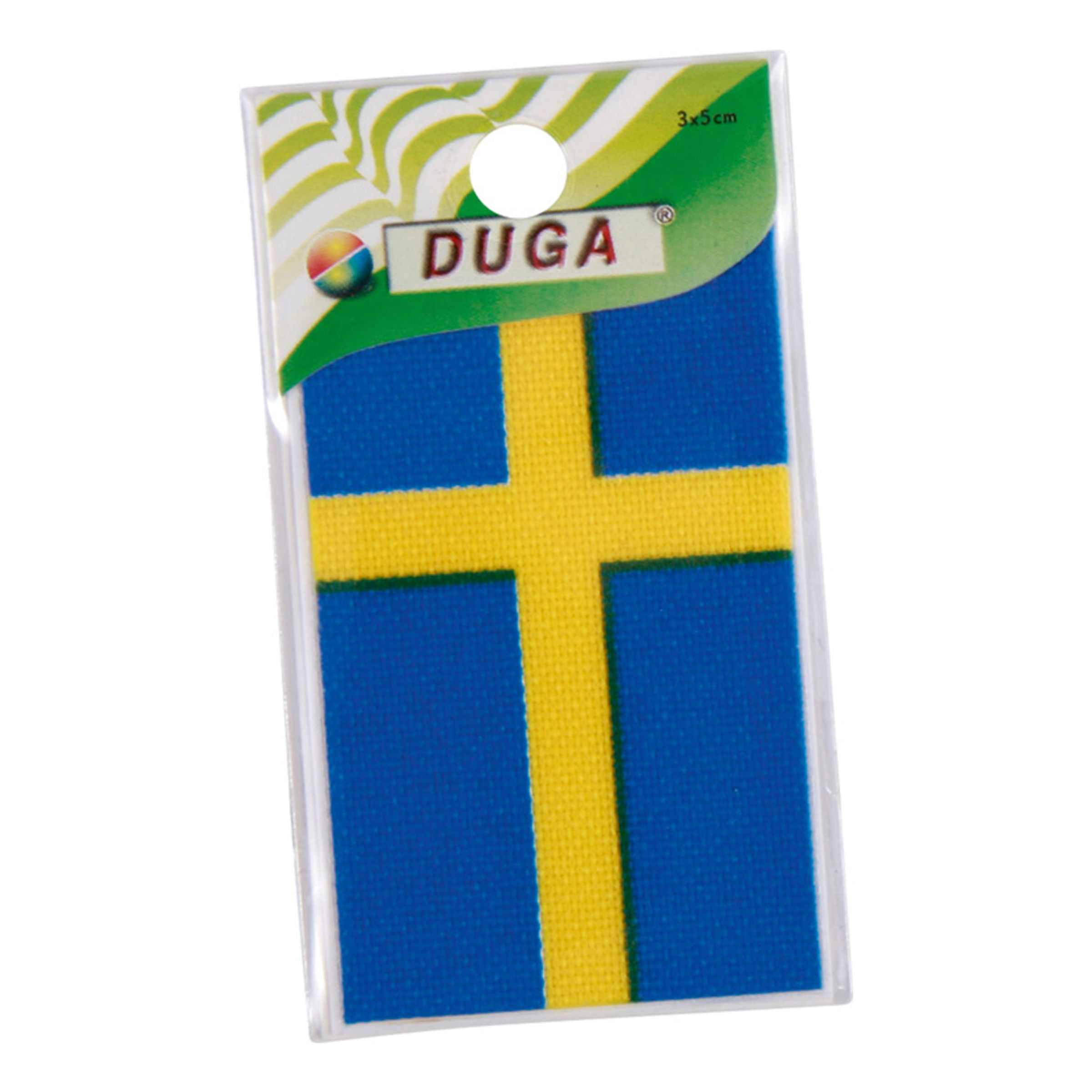 Läs mer om Självhäftande Svensk Flagga - 3 x 5 cm