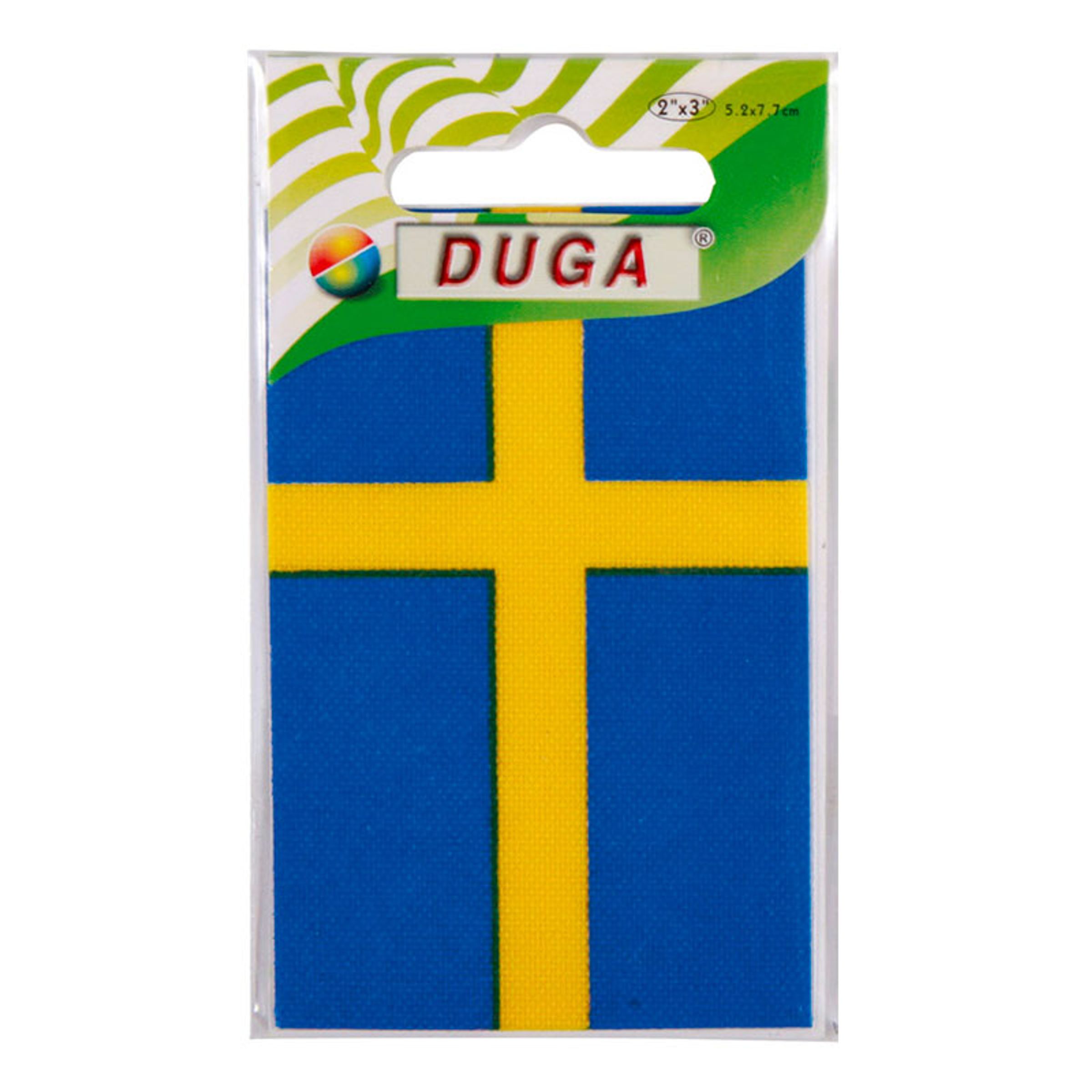 Läs mer om Självhäftande Svensk Flagga - 5 x 7 cm