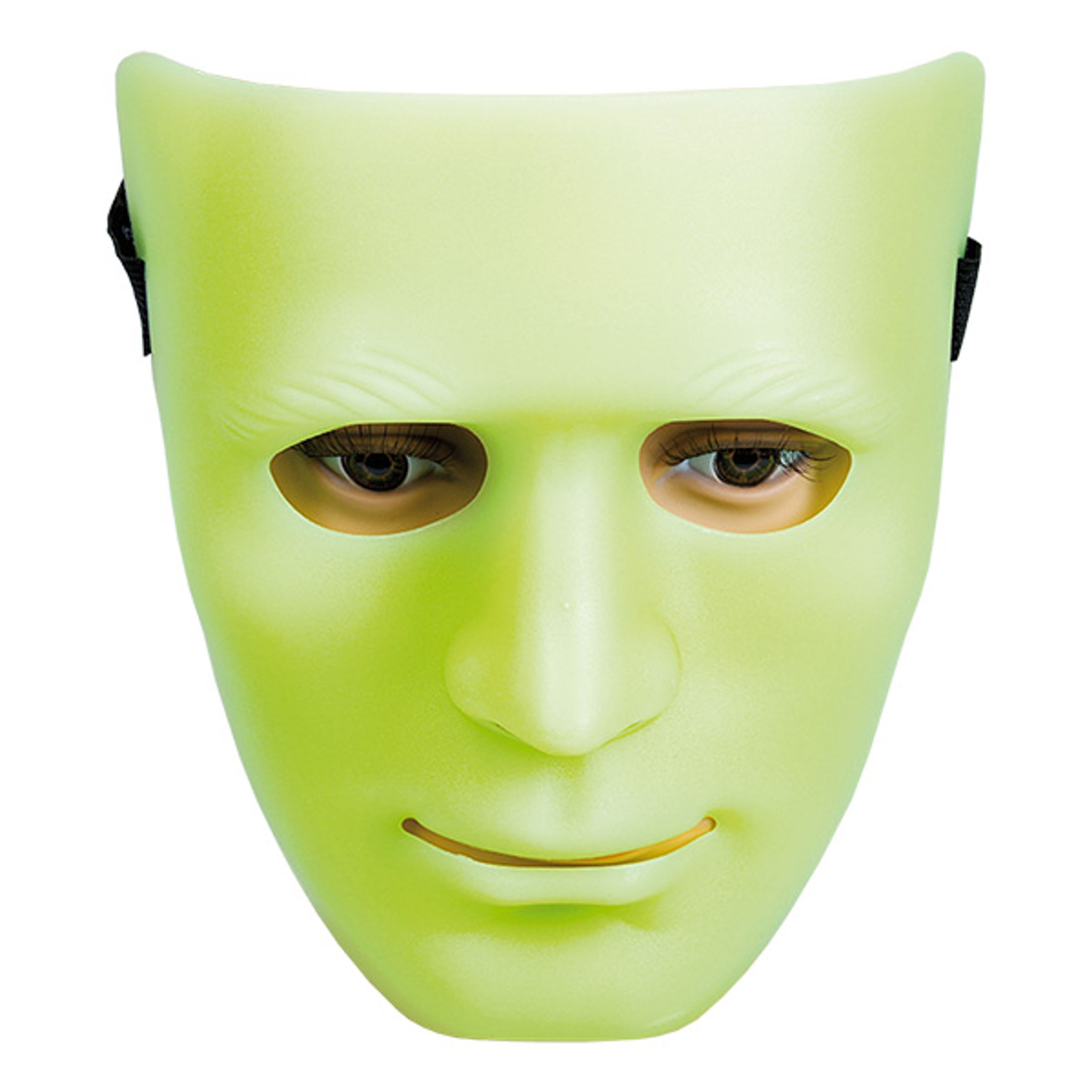 Läs mer om Självlysande Staty Mask - One size