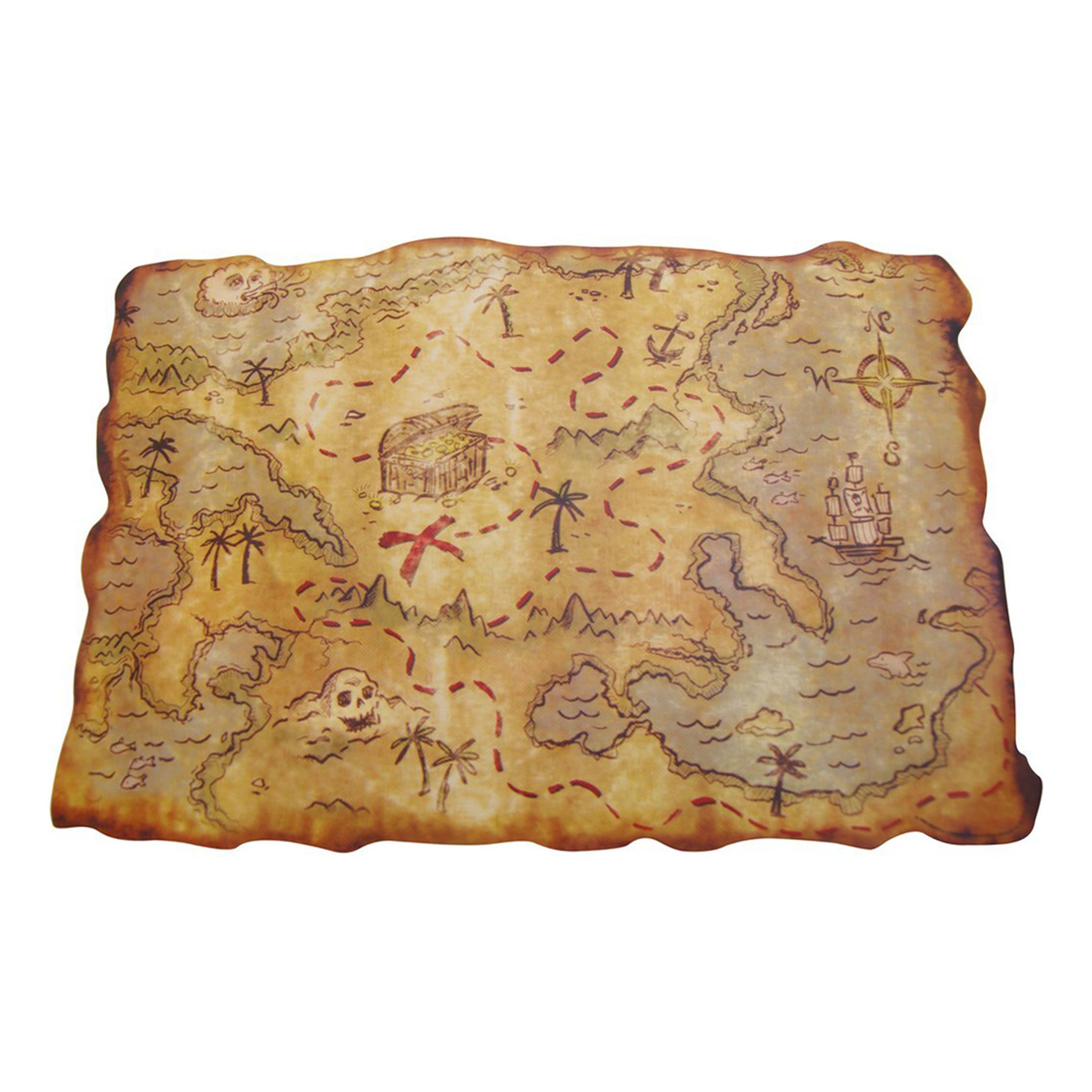 Skattkarta i Plast | Hem - Maskerad - Tillbehör - Maskeradaccessoarer | Pryloteket