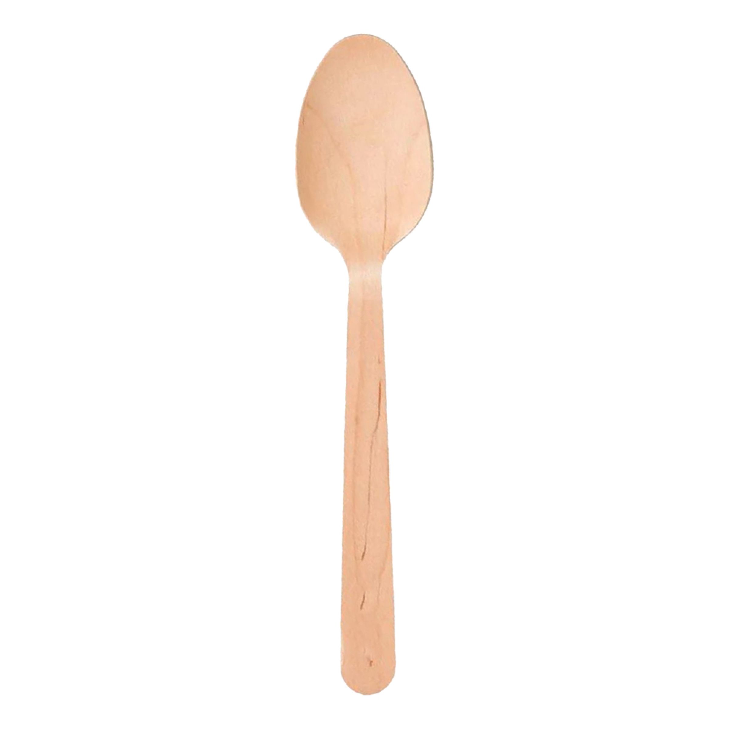 Skedar i Trä Pure - 100-pack | Hem - Festartiklar - Dukning - Engångsbestick | Maskeradspecialisten