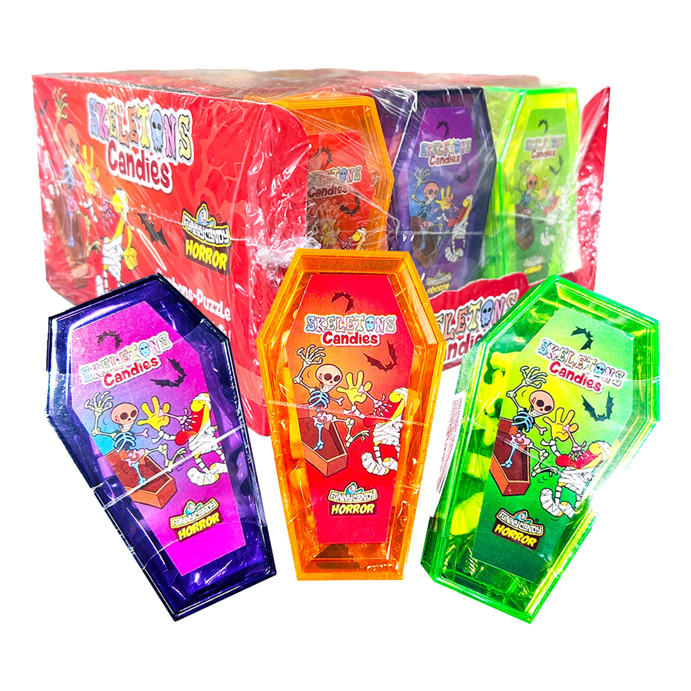 Skeleton Candies Storpack - 18-pack