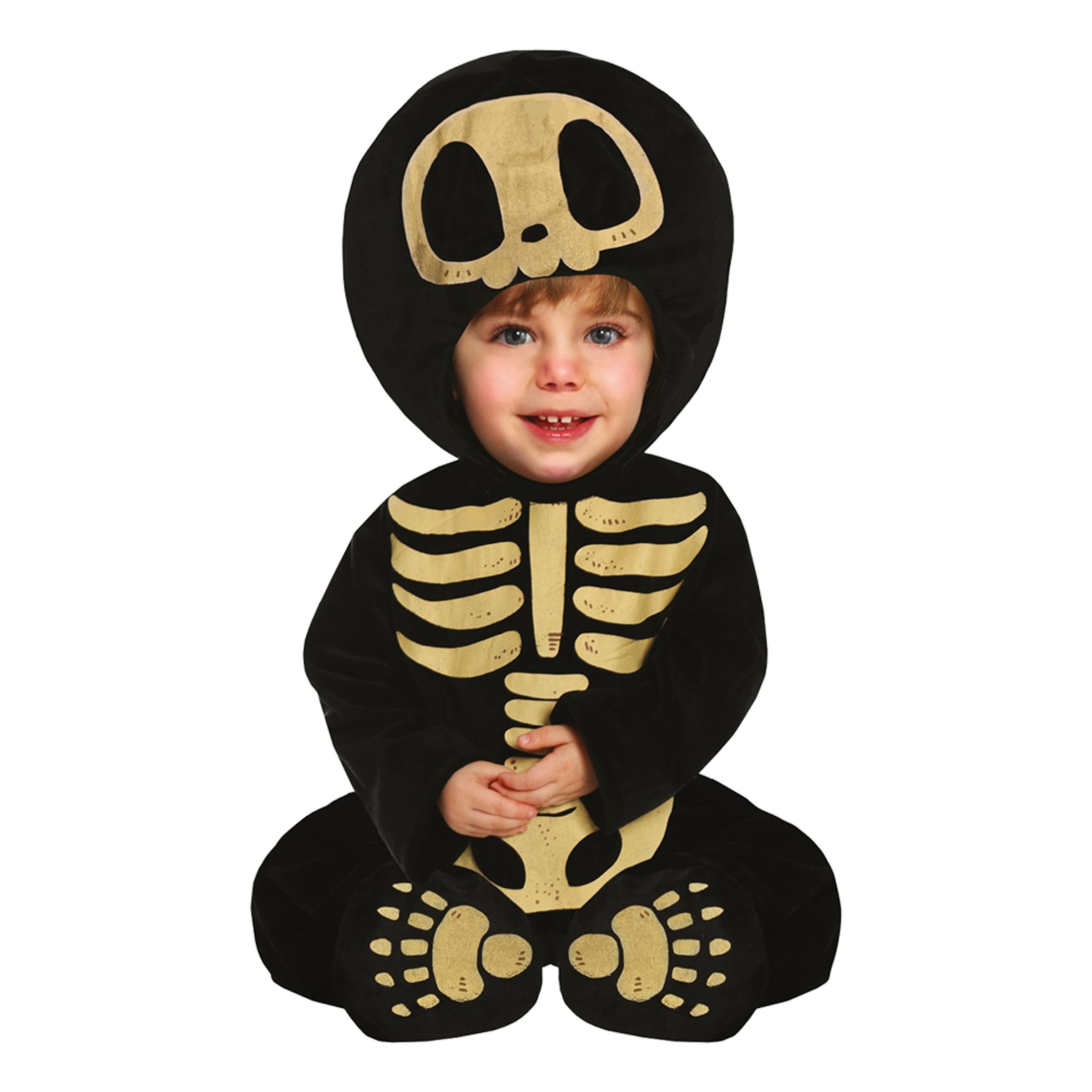 Skelett Bebis Maskeraddräkt - 18-24 månader