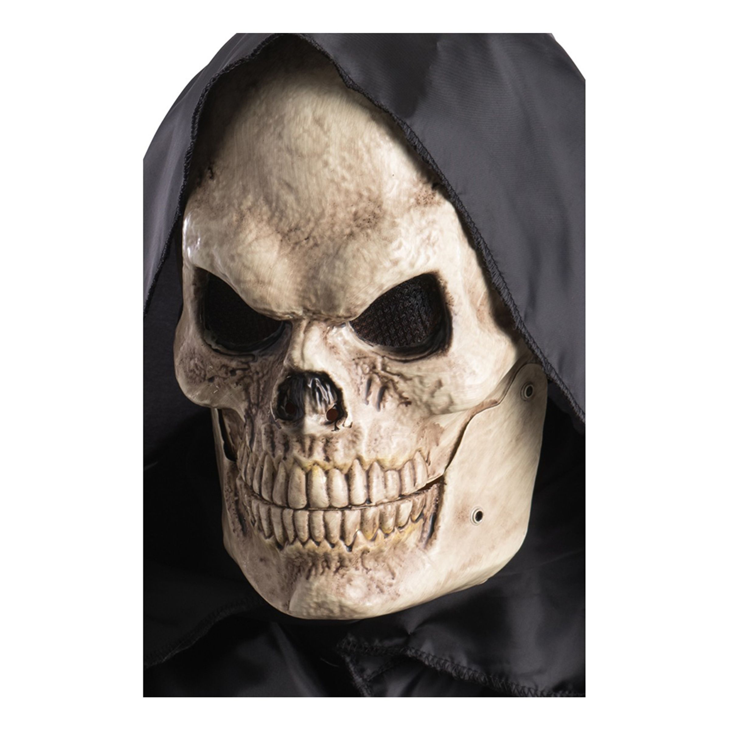 Skelettmask med Rörlig Käke - One size