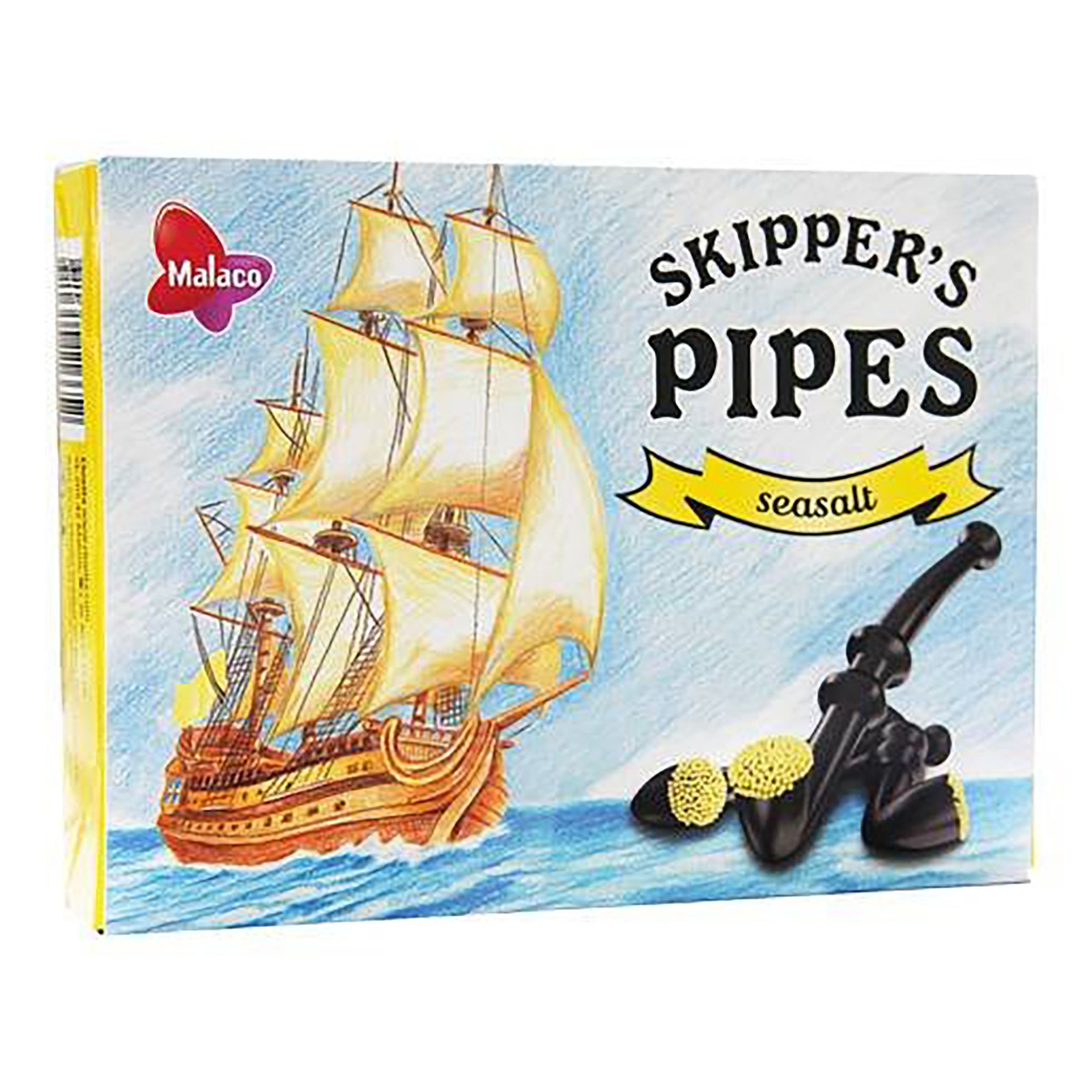 Skippers Pipes Lakritspipor Seasalt - 20-pack
