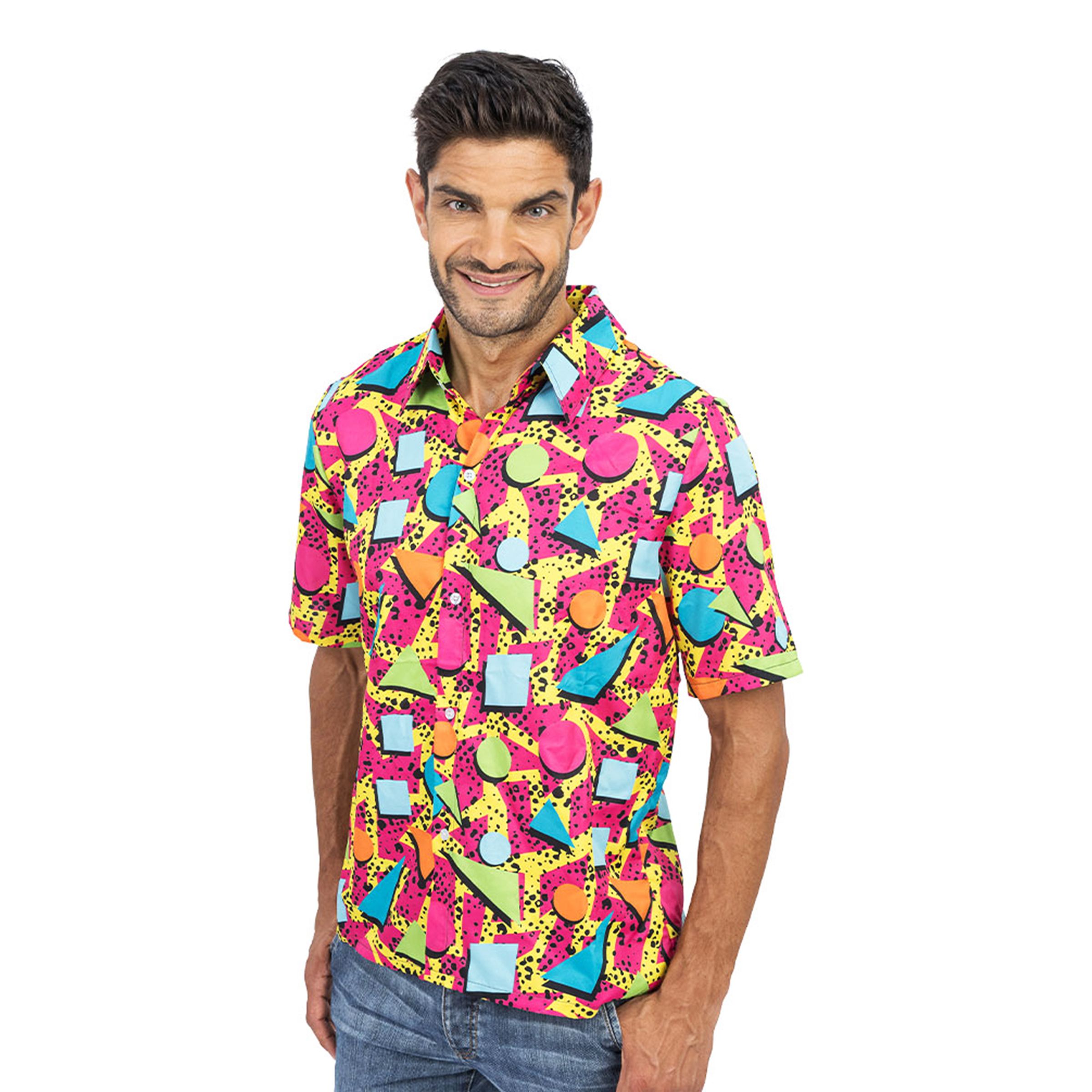 Skjorta 90s Retro - Medium | Hem - Maskerad - Maskeraddräkter - 90-Tals Kläder | Pryloteket