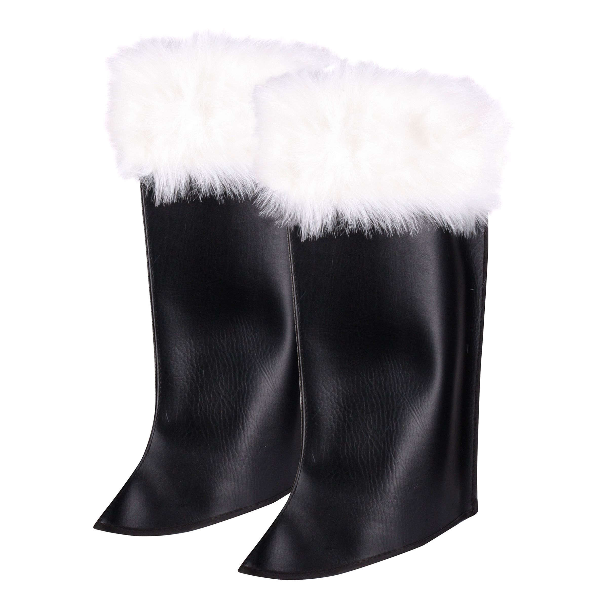 Skoöverdrag Tomtestövlar med Päls | Hem - Teman - Högtider - Jul - Julkläder - Tomtetillbehör | Maskeradspecialisten