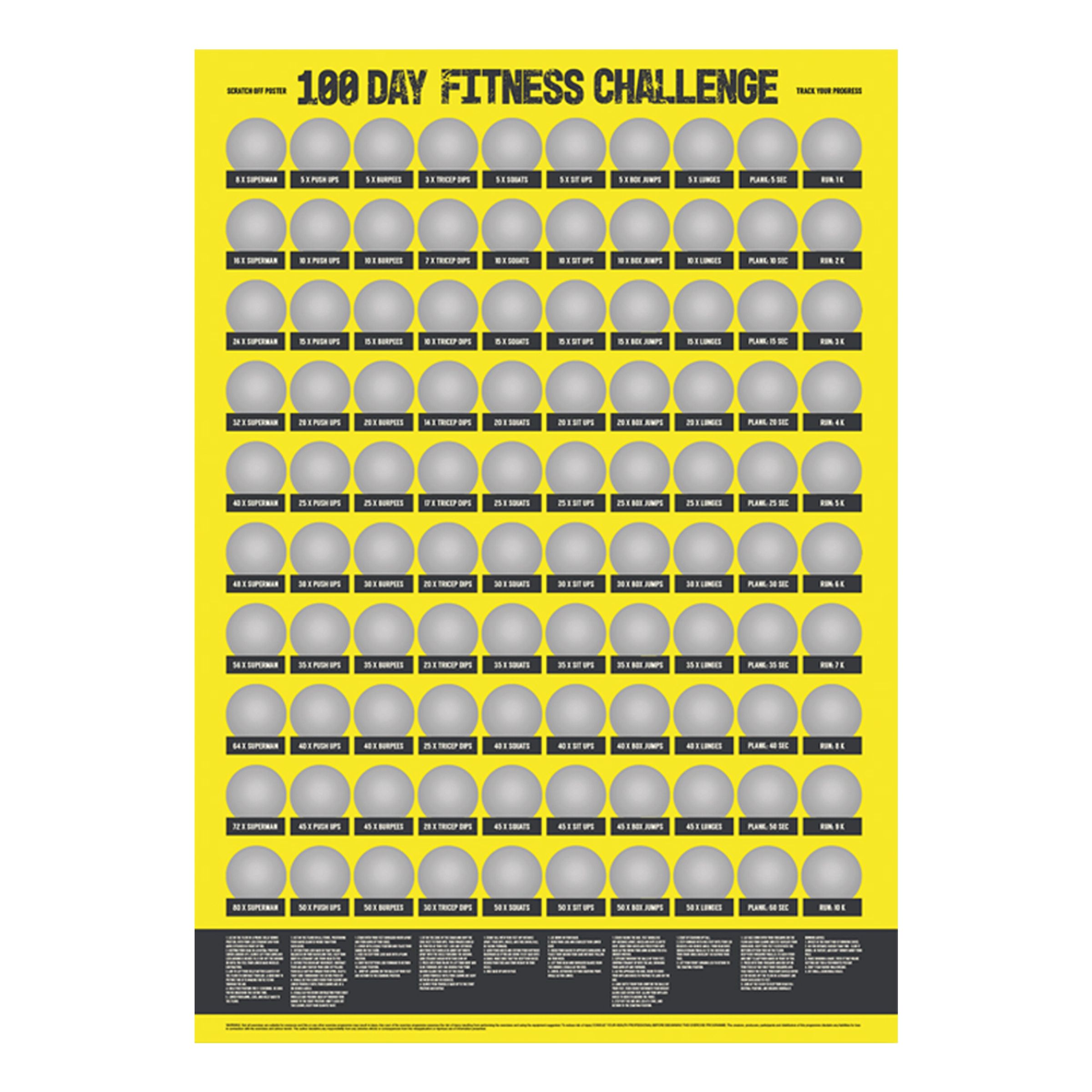 Skraptavla 100 Day Fitness Challenge