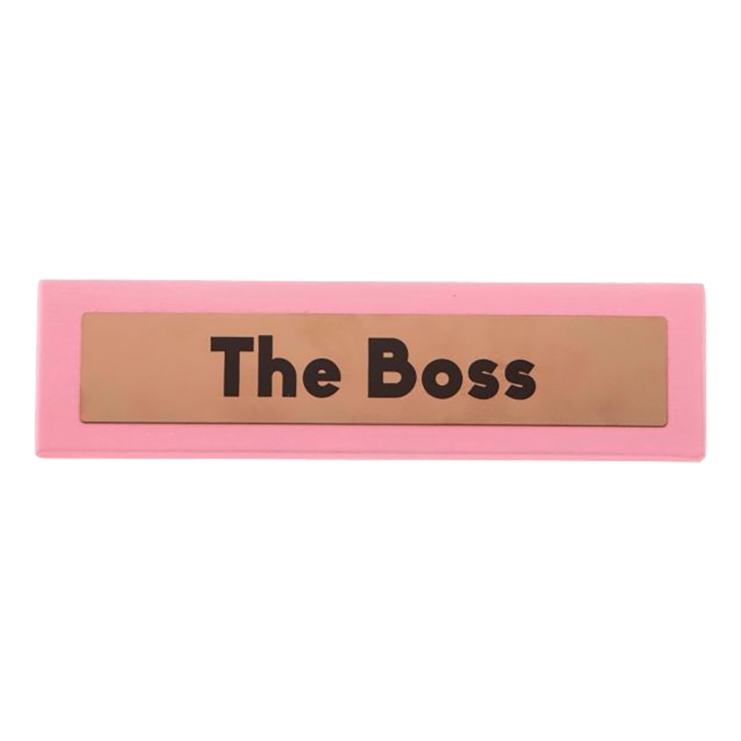 Skrivbordsskylt The Boss