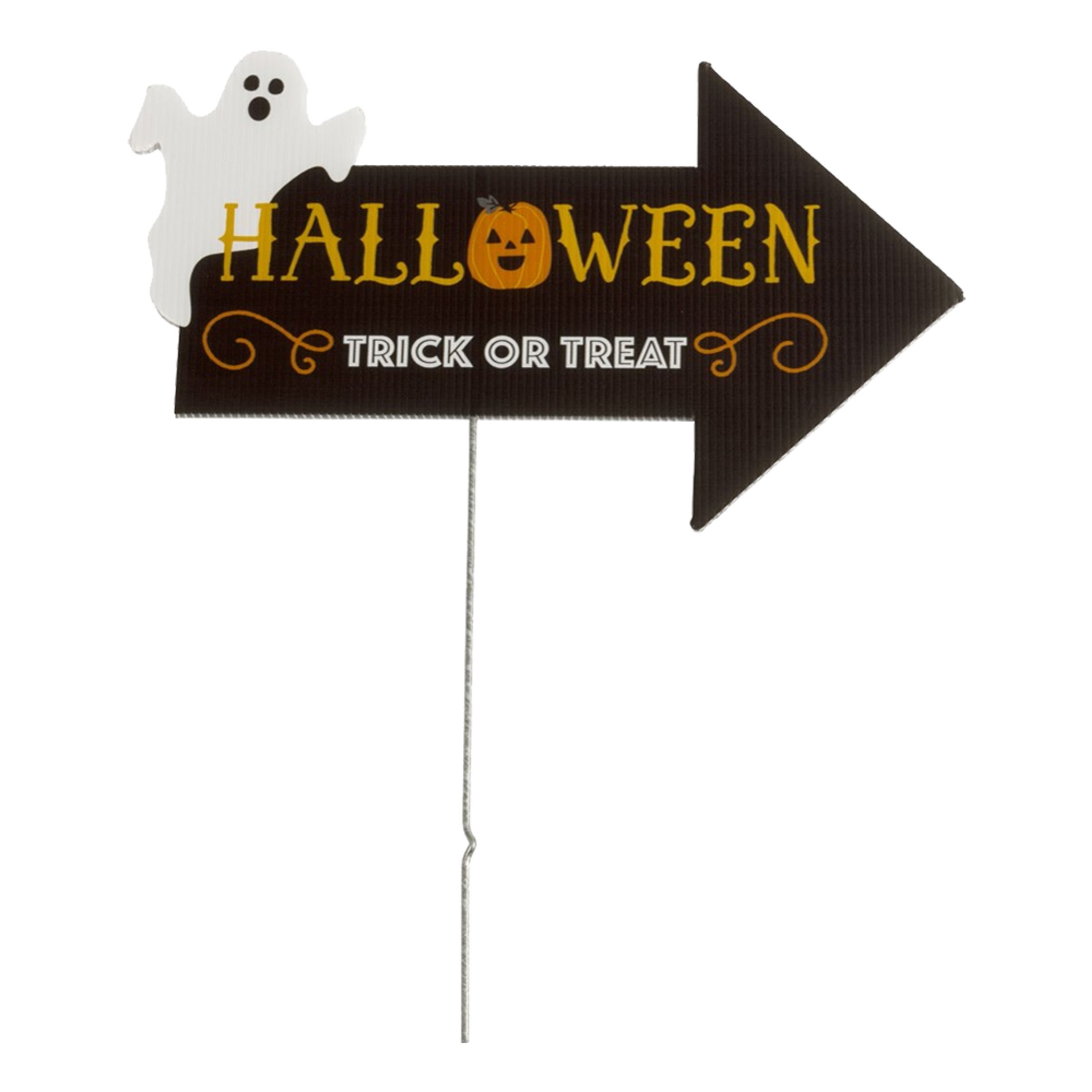 Läs mer om Skylt Halloween Trick or Treat