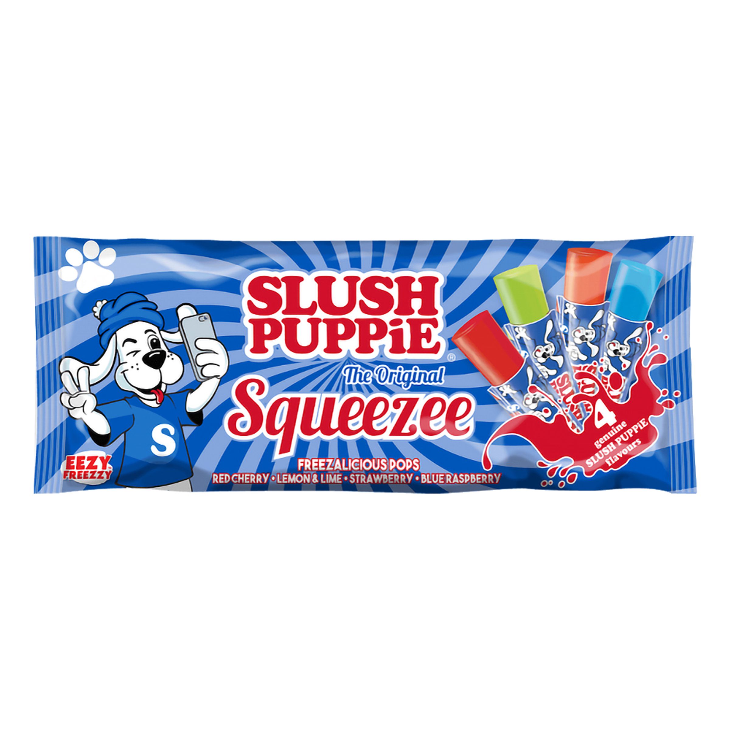 SLUSH PUPPiE Squeezee Freeze Pops - 10-pack