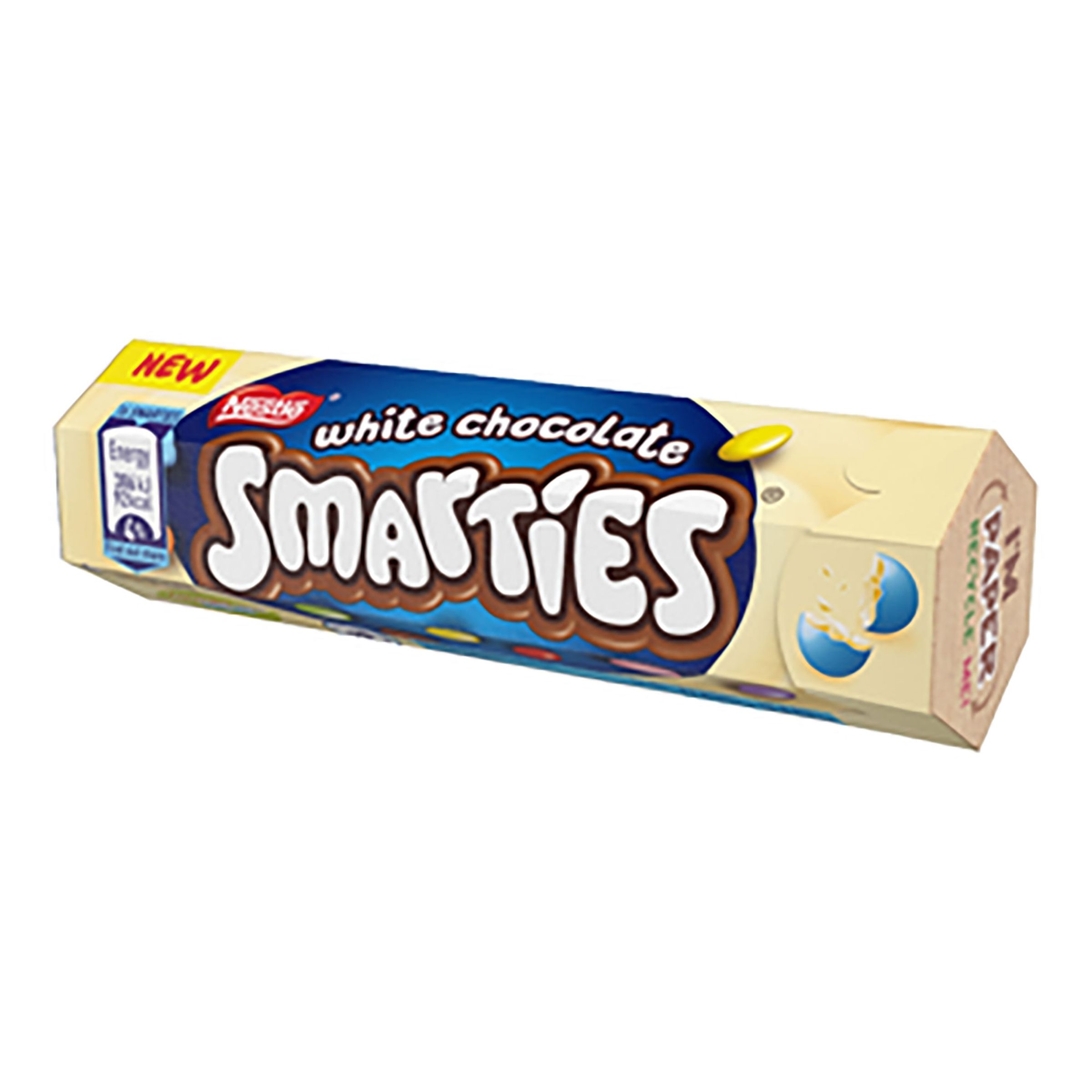 Smarties White Chocolate Tube Storpack - 24-pack