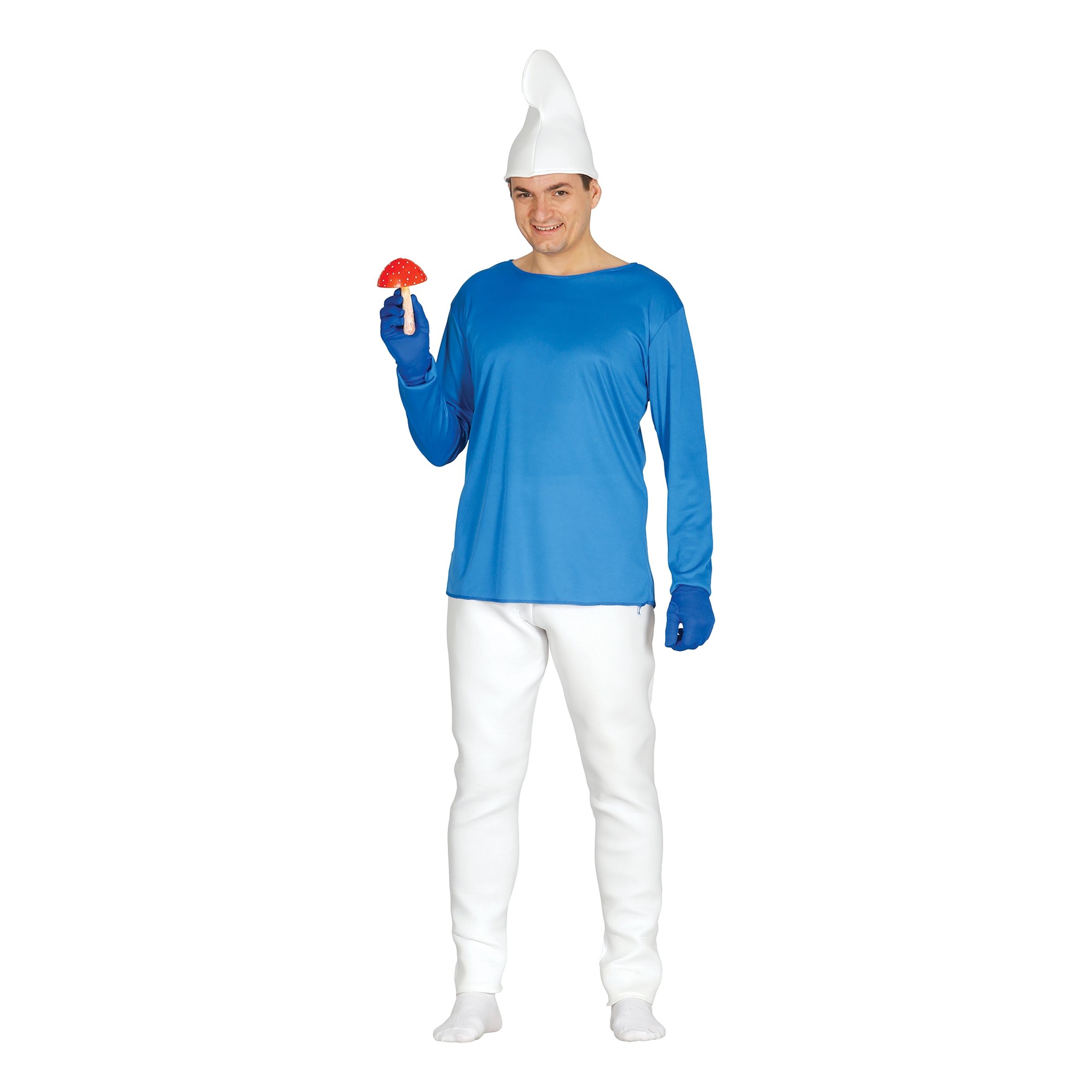 Smurf Maskeraddräkt - X-Large