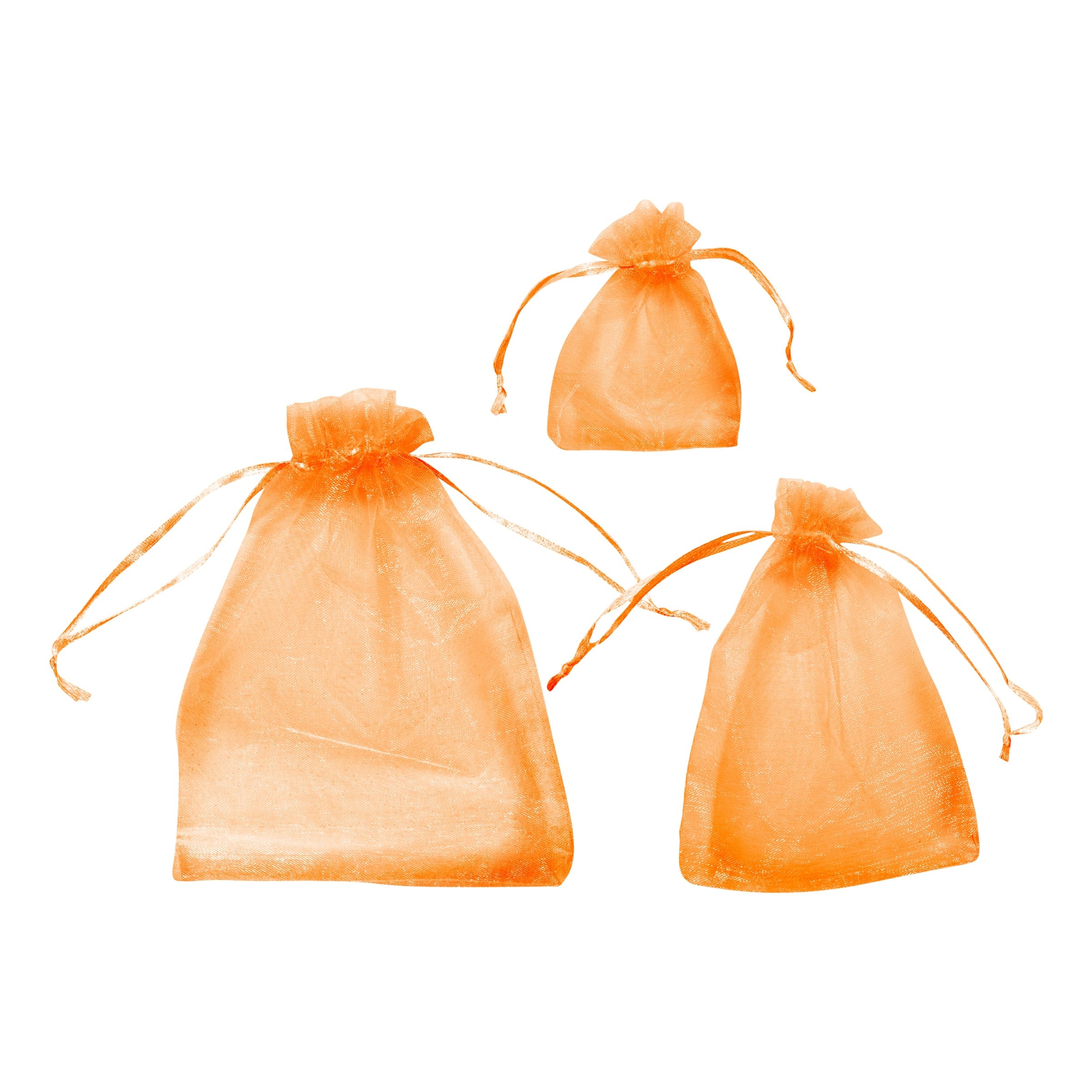 Läs mer om Smyckespåsar Orange - Small