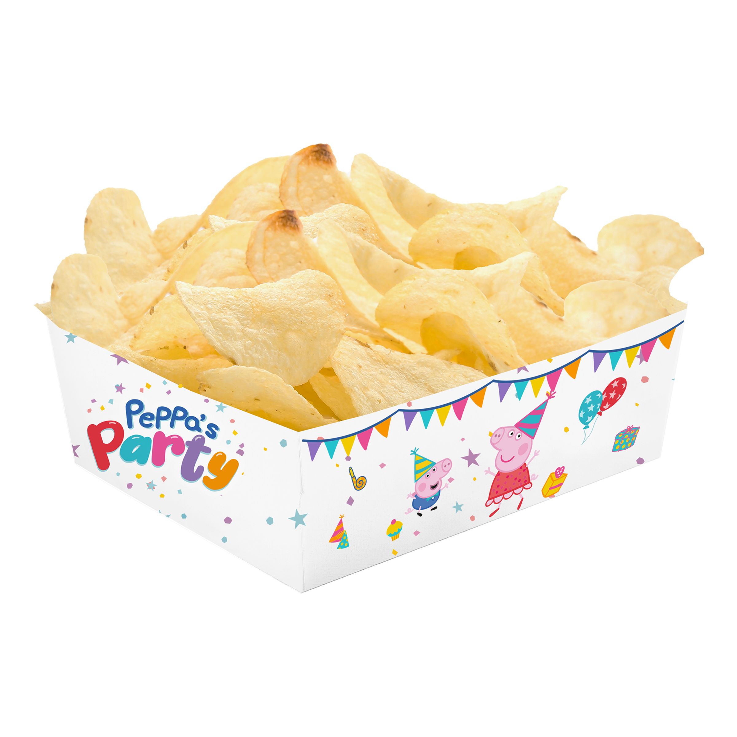 Snacksbägare Greta Gris&trade; Peppa’s Party - 12-pack | Hem - Festartiklar - Dukning - Skålar & Fat | Pryloteket