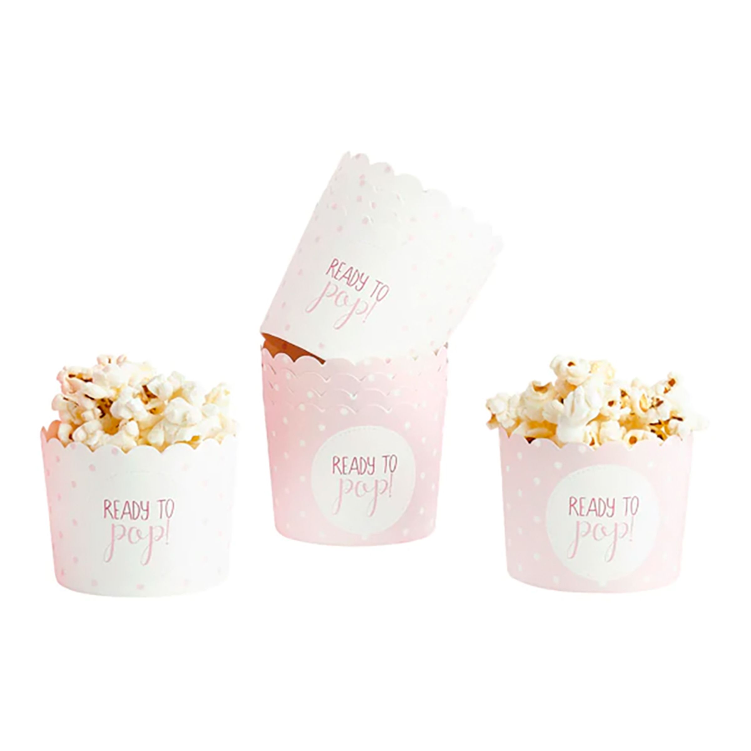 Snacksboxar Ready to Pop Rosa - 10-pack