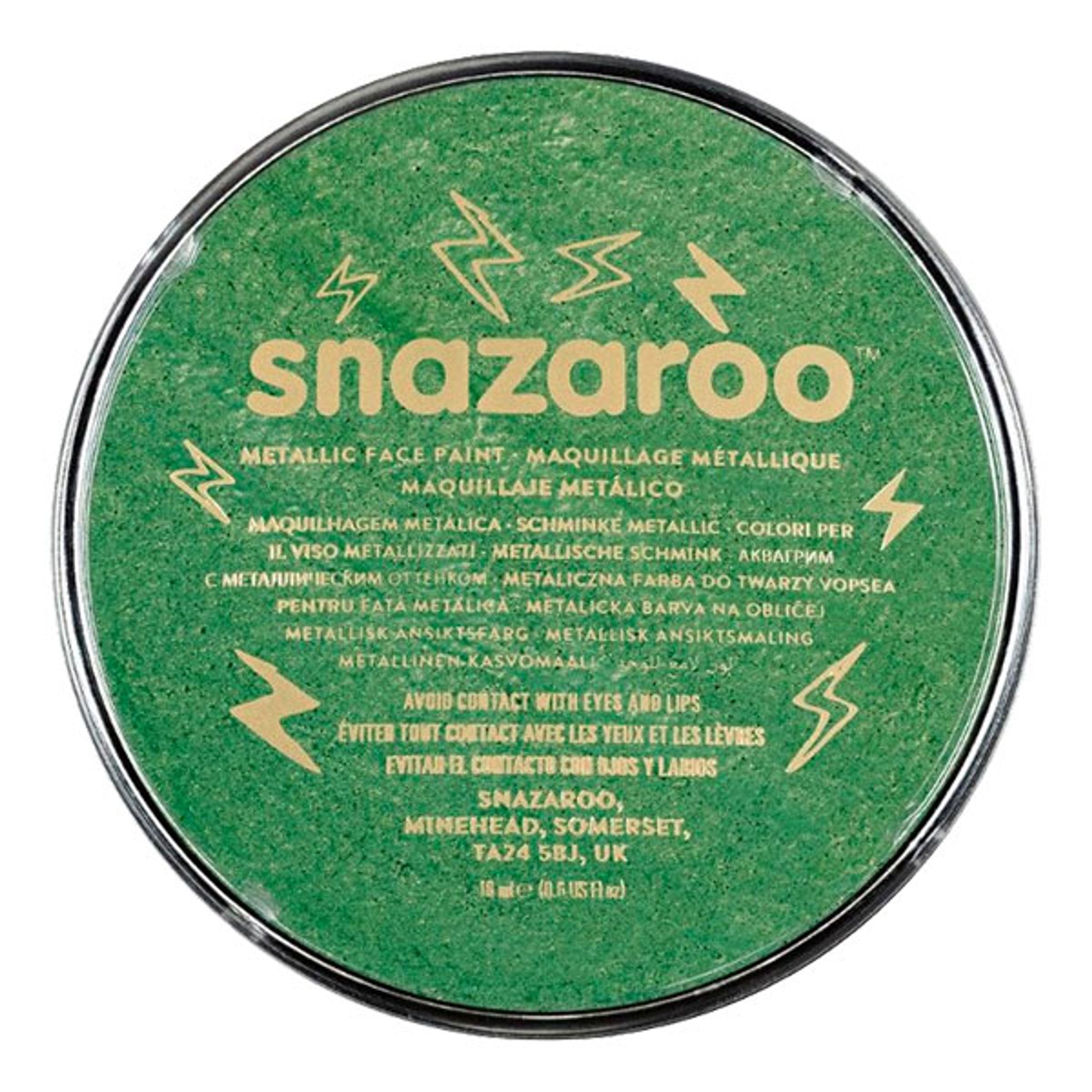 Läs mer om Snazaroo Ansikts- & Kroppsfärg Metallic - Grön