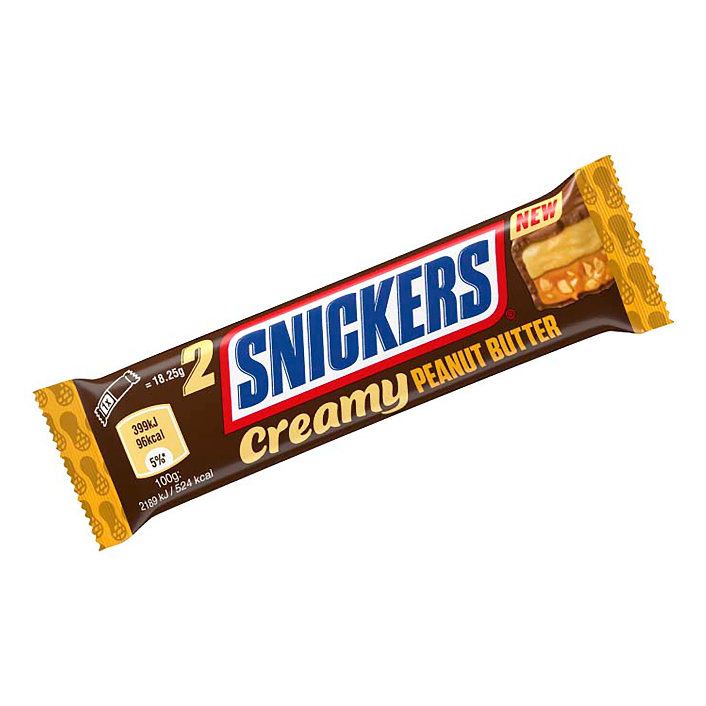 Läs mer om Snickers Creamy Peanut Butter Chokladbit - 1-pack